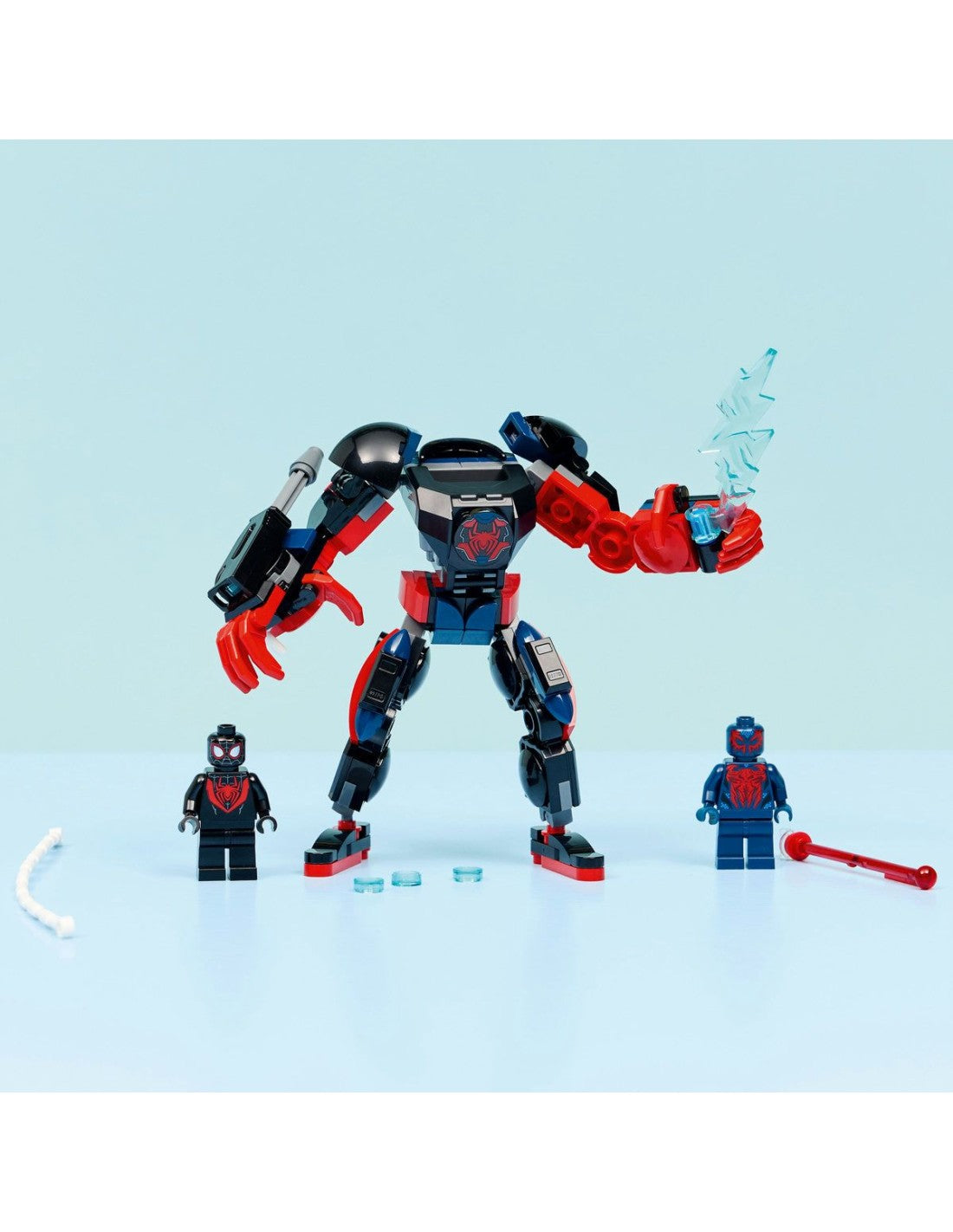 LEGO® Marvel – Robotul lui Miles Morales vs. Omul Păianjen 2099