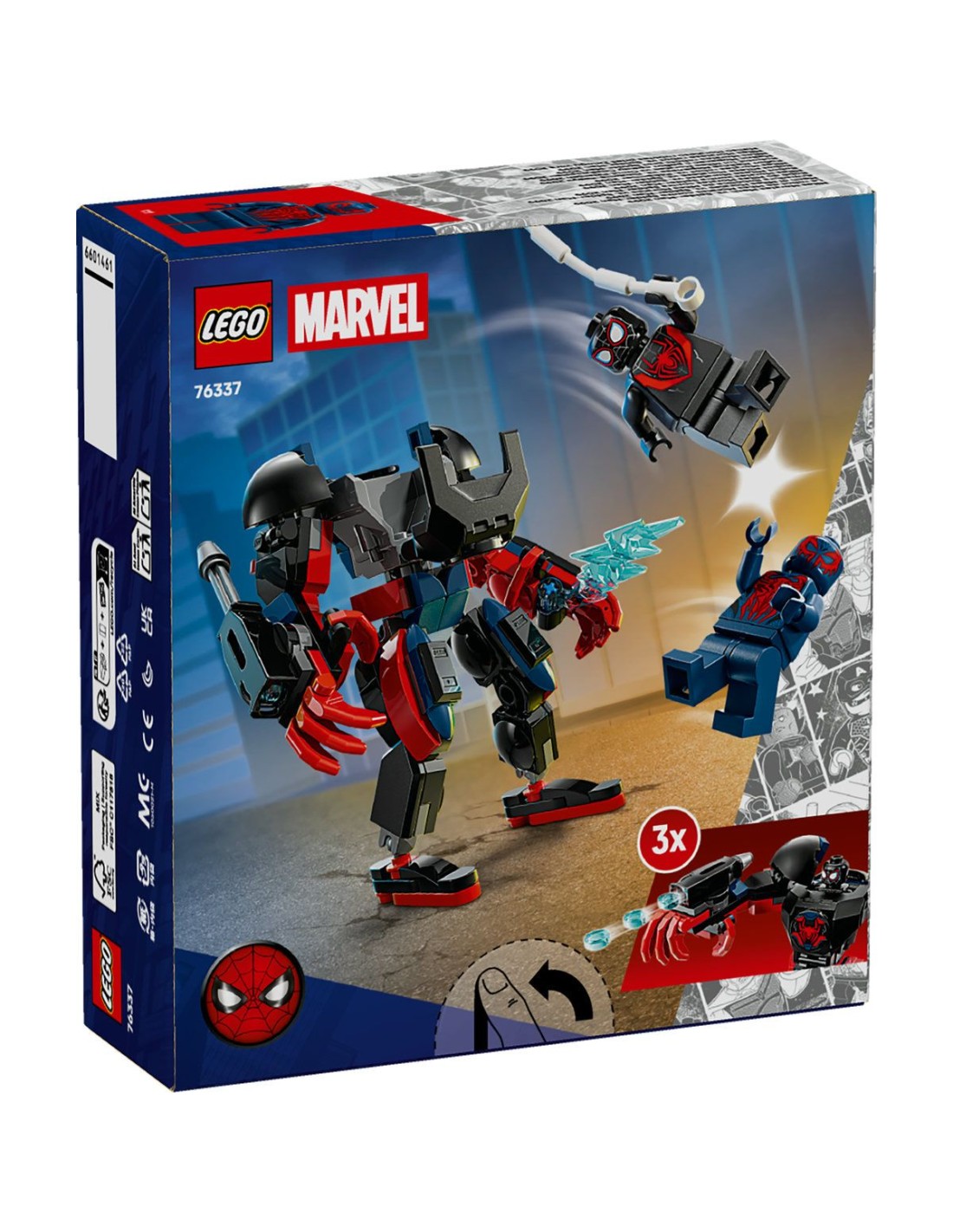 LEGO® Marvel – Robotul lui Miles Morales vs. Omul Păianjen 2099