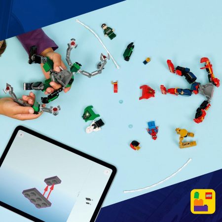 LEGO® Marvel – Bătălia roboților: Omul Păianjen vs Doc Ock