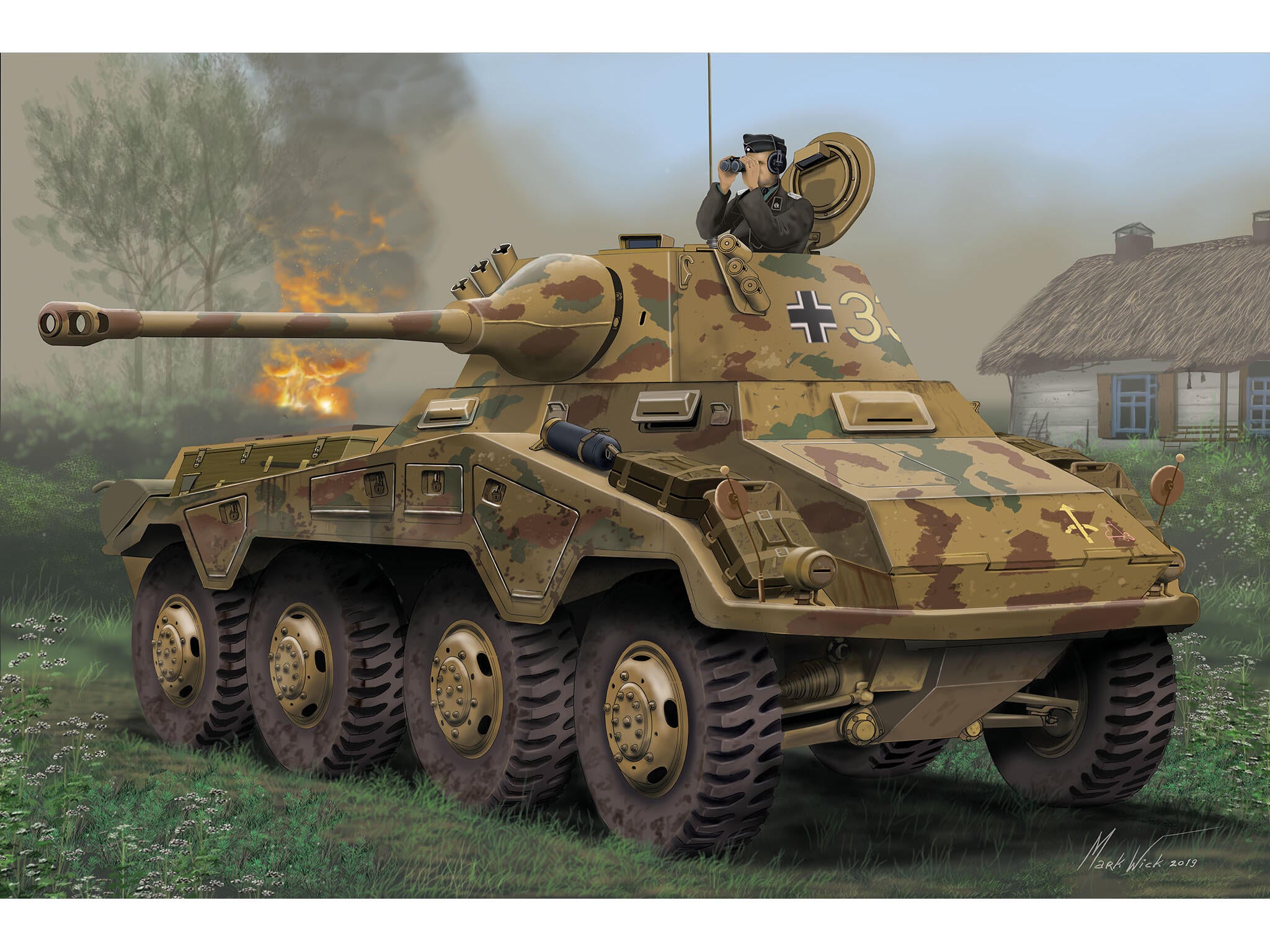Set Macheta Revell Vehicul Militar Sd.Kfz. 234/2 Puma Scara 1:76 Rev63288