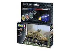 Set Macheta Revell Vehicul Militar Sd.Kfz. 234/2 Puma Scara 1:76 Rev63288