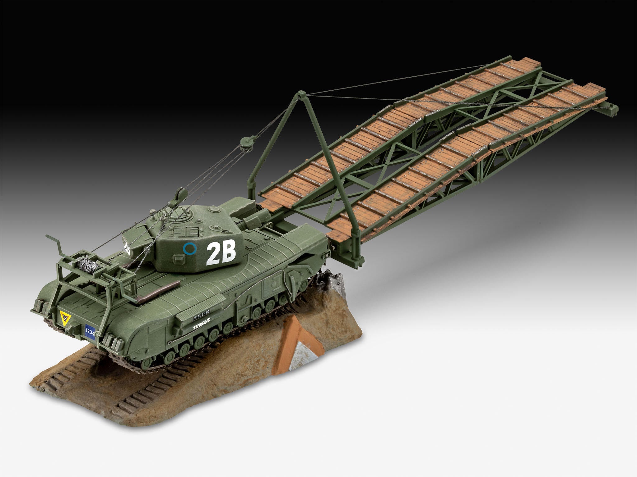 Set Macheta Revell Vehicul Militar Churchill A.V.R.E. Scara 1:76 Rev63297