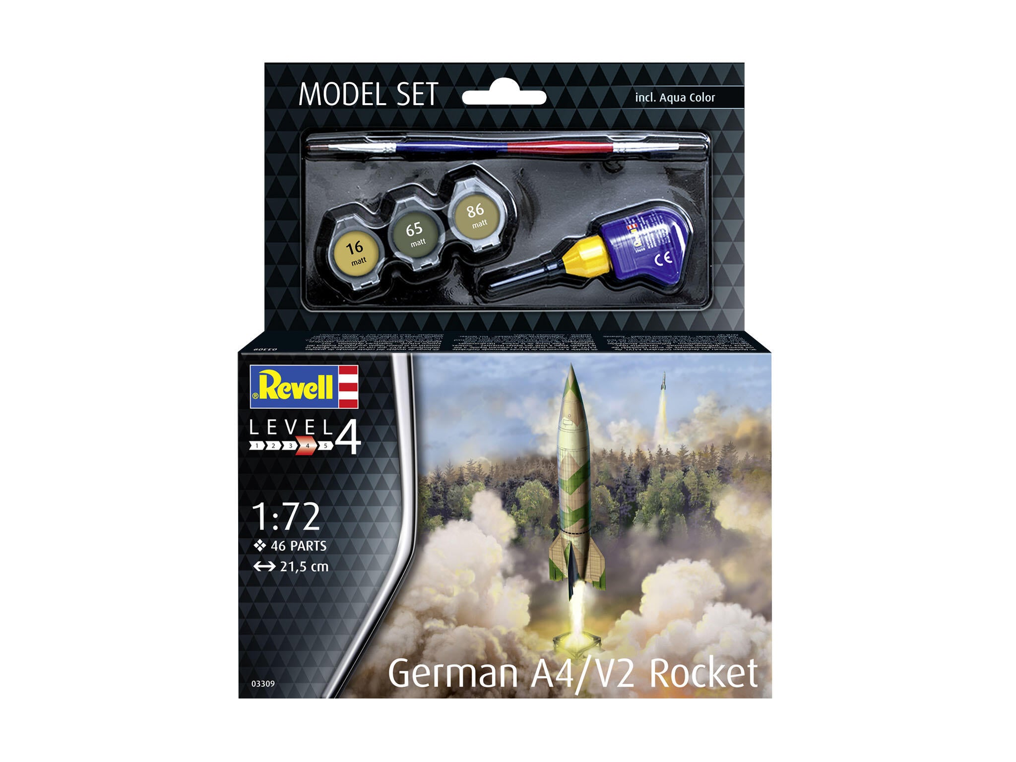 Revell Vehicul Militar  Model Set German A4/V2 Rocket Rev63309