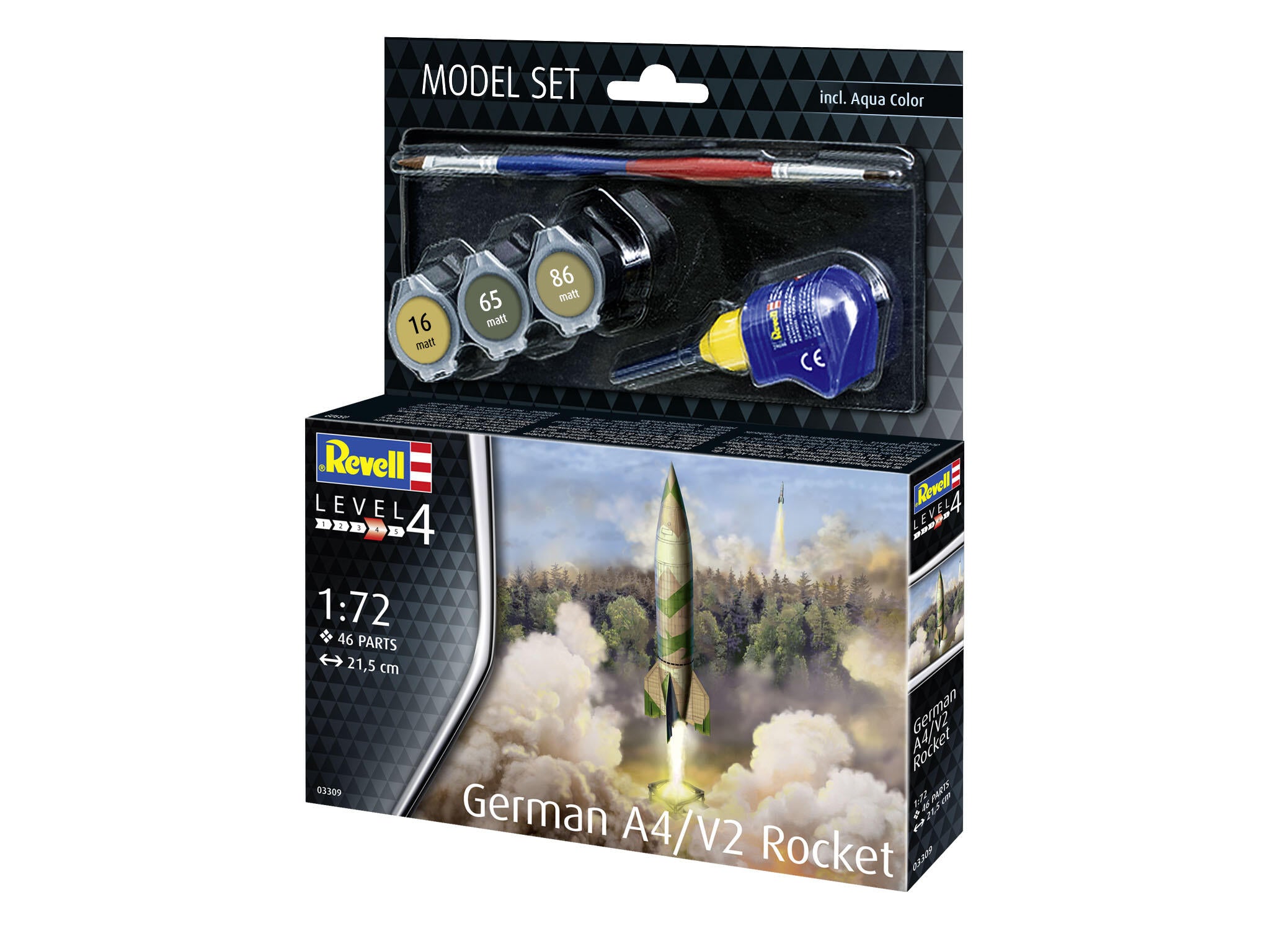 Revell Vehicul Militar  Model Set German A4/V2 Rocket Rev63309
