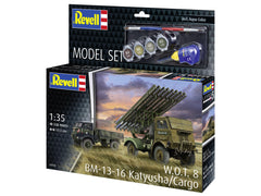 Set Macheta Revell Vehicul Militar W.O.T. 8 Bm-13-16 Katiusa/Cargo Scara 1:35 Rev63338