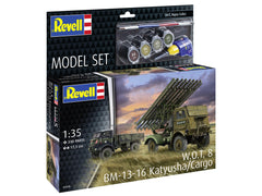 Set Macheta Revell Vehicul Militar W.O.T. 8 Bm-13-16 Katiusa/Cargo Scara 1:35 Rev63338