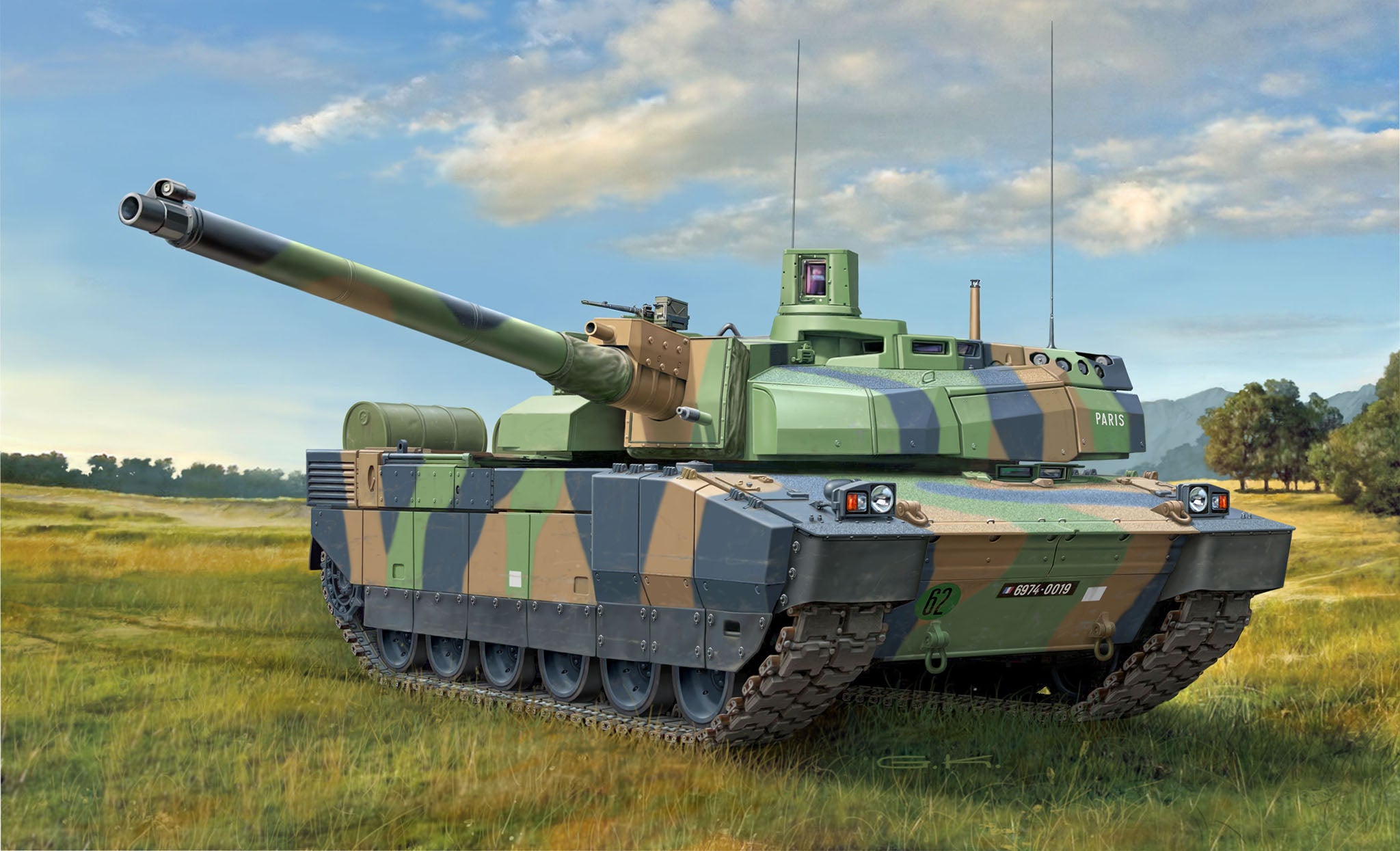 Set model Leclerc T.5, Revell, 1:72, cu accesorii, 275x241mm 63341