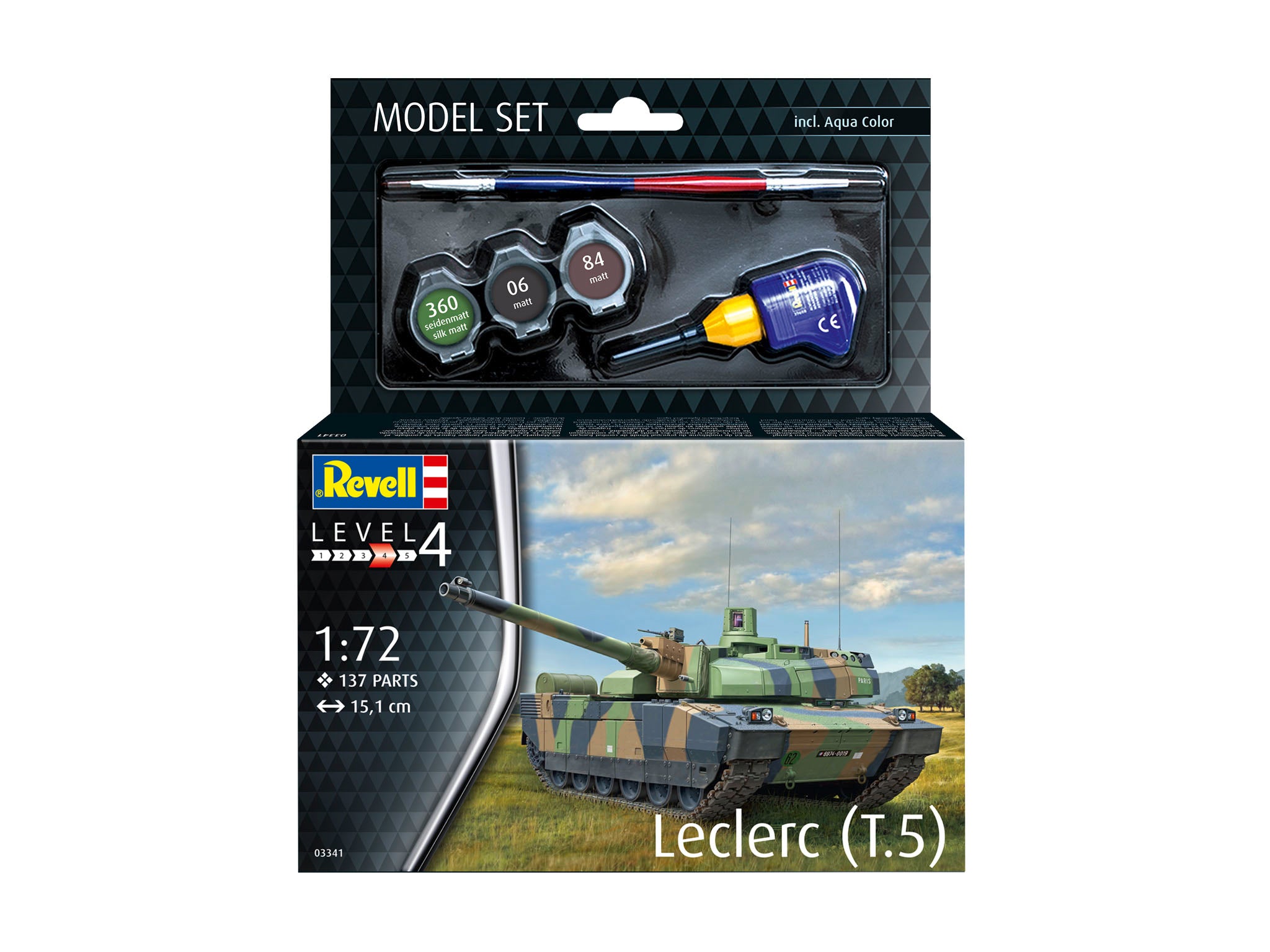Set model Leclerc T.5, Revell, 1:72, cu accesorii, 275x241mm 63341