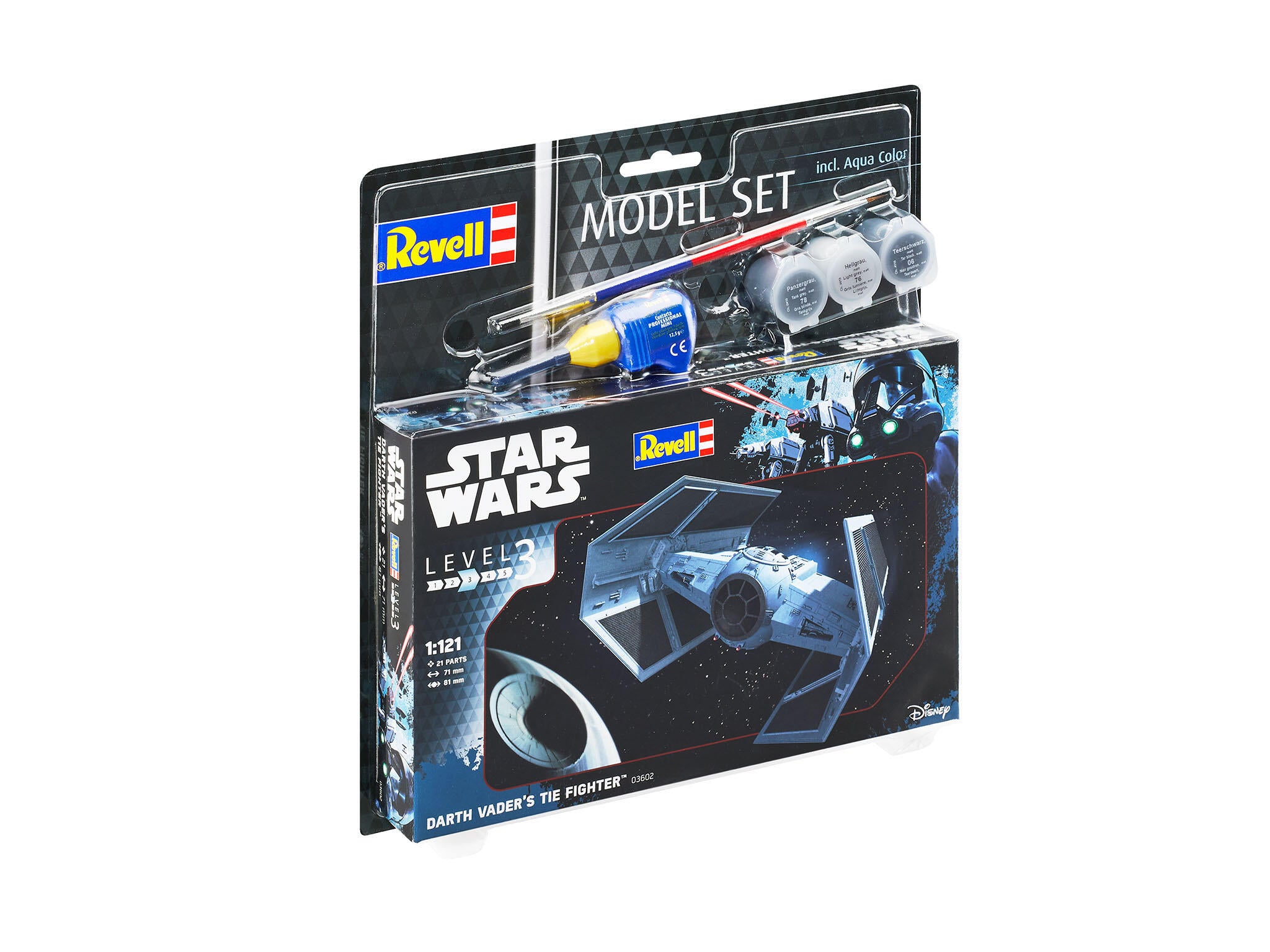 Revell Darth Vaders Tie Fighter Scara 1:121 Rev63602