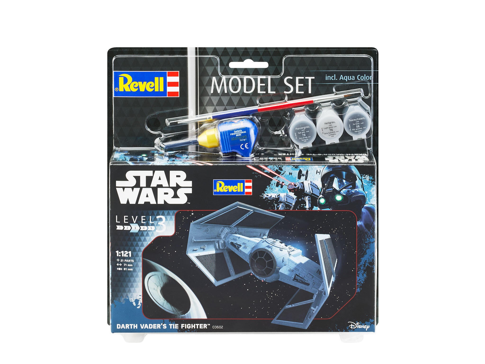 Revell Darth Vaders Tie Fighter Scara 1:121 Rev63602