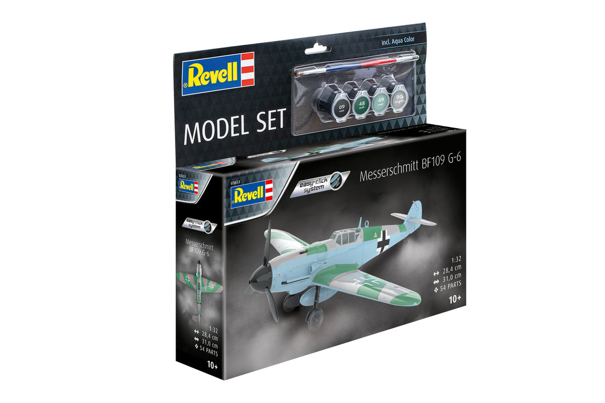 Set de construit Revell aeromodel Messerschmitt Bf109G-6  Revell 63653