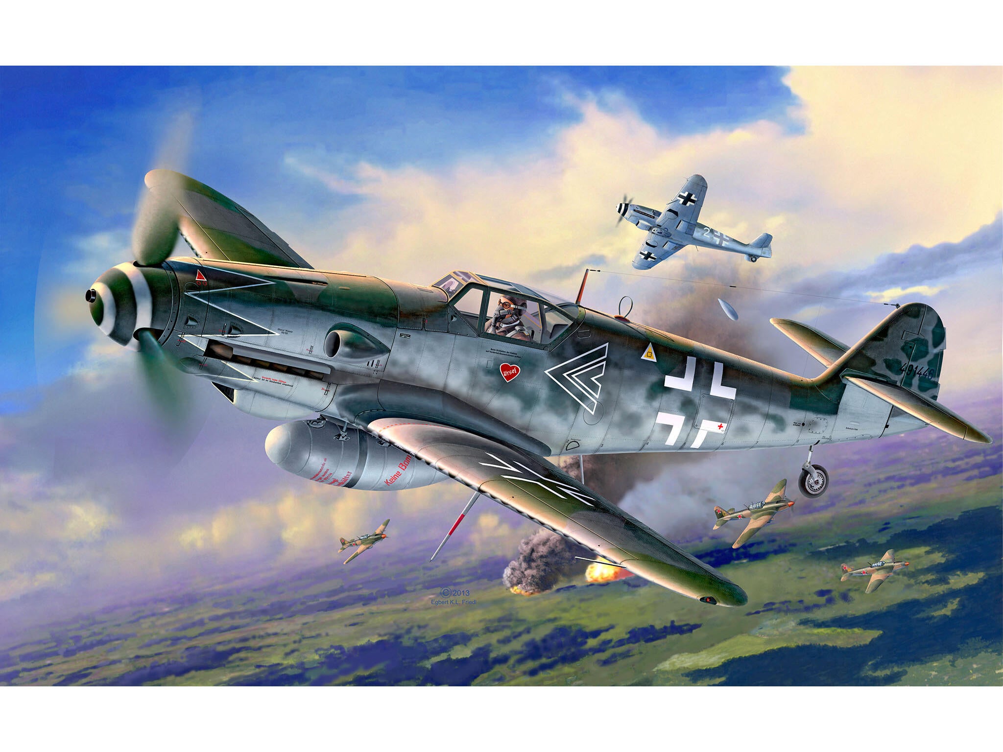 Revell Kit Model Set Messerschmitt Bf109G Scara 1:32 Rev63752