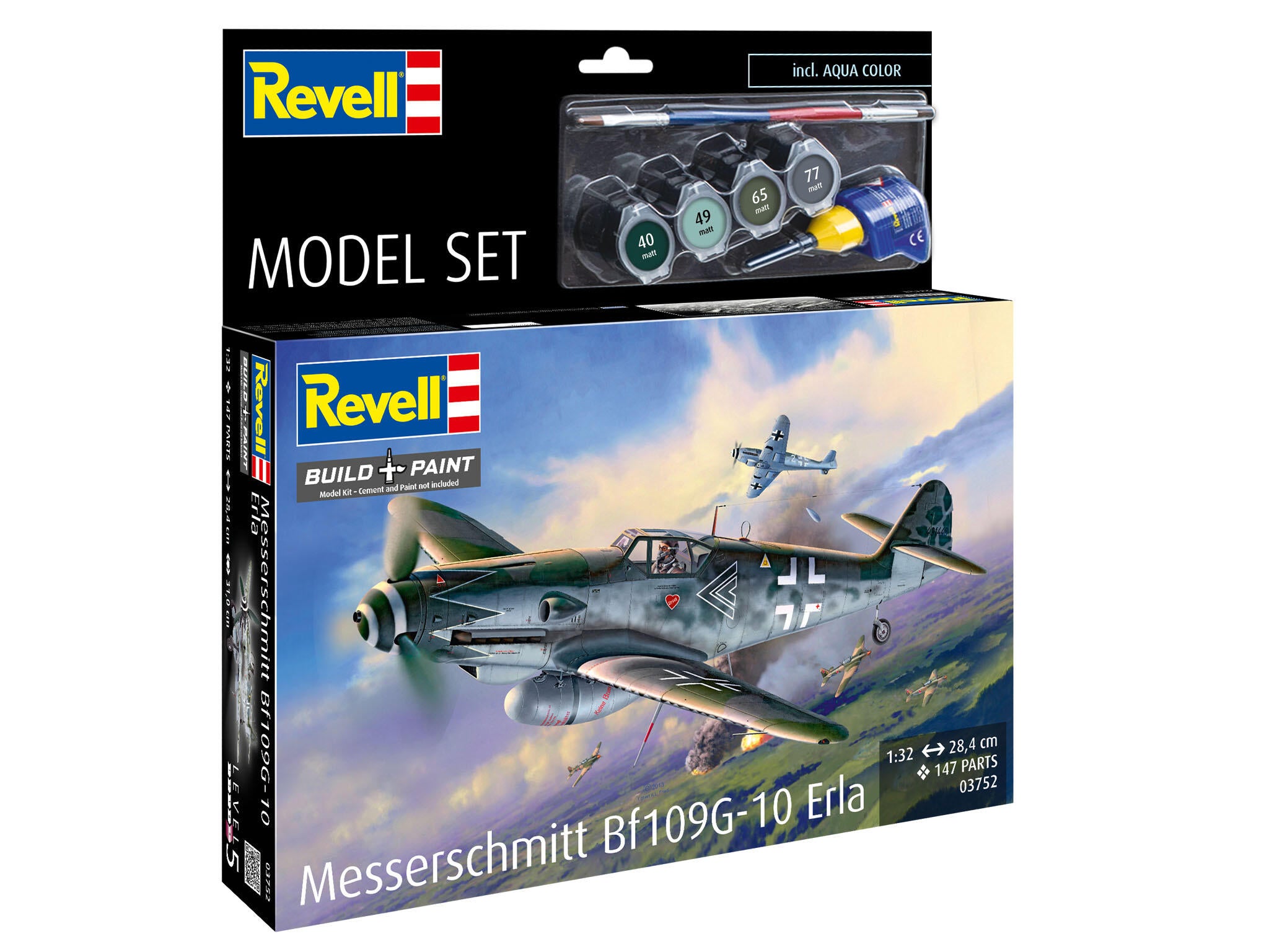 Revell Kit Model Set Messerschmitt Bf109G Scara 1:32 Rev63752
