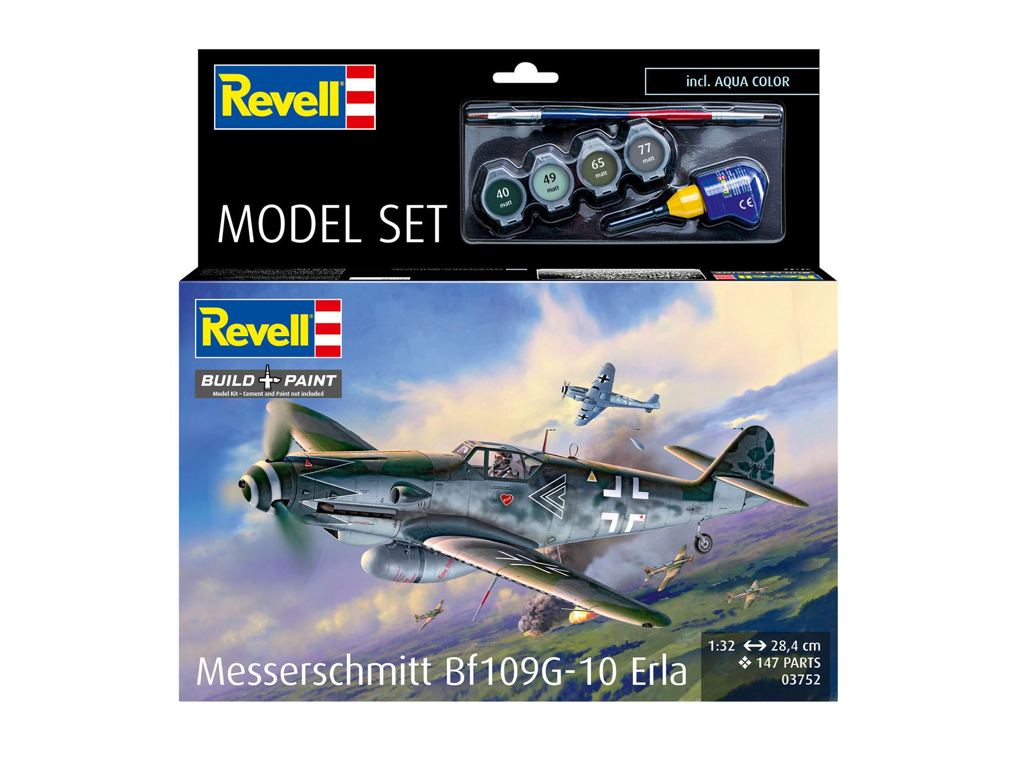 Revell Kit Model Set Messerschmitt Bf109G Scara 1:32 Rev63752