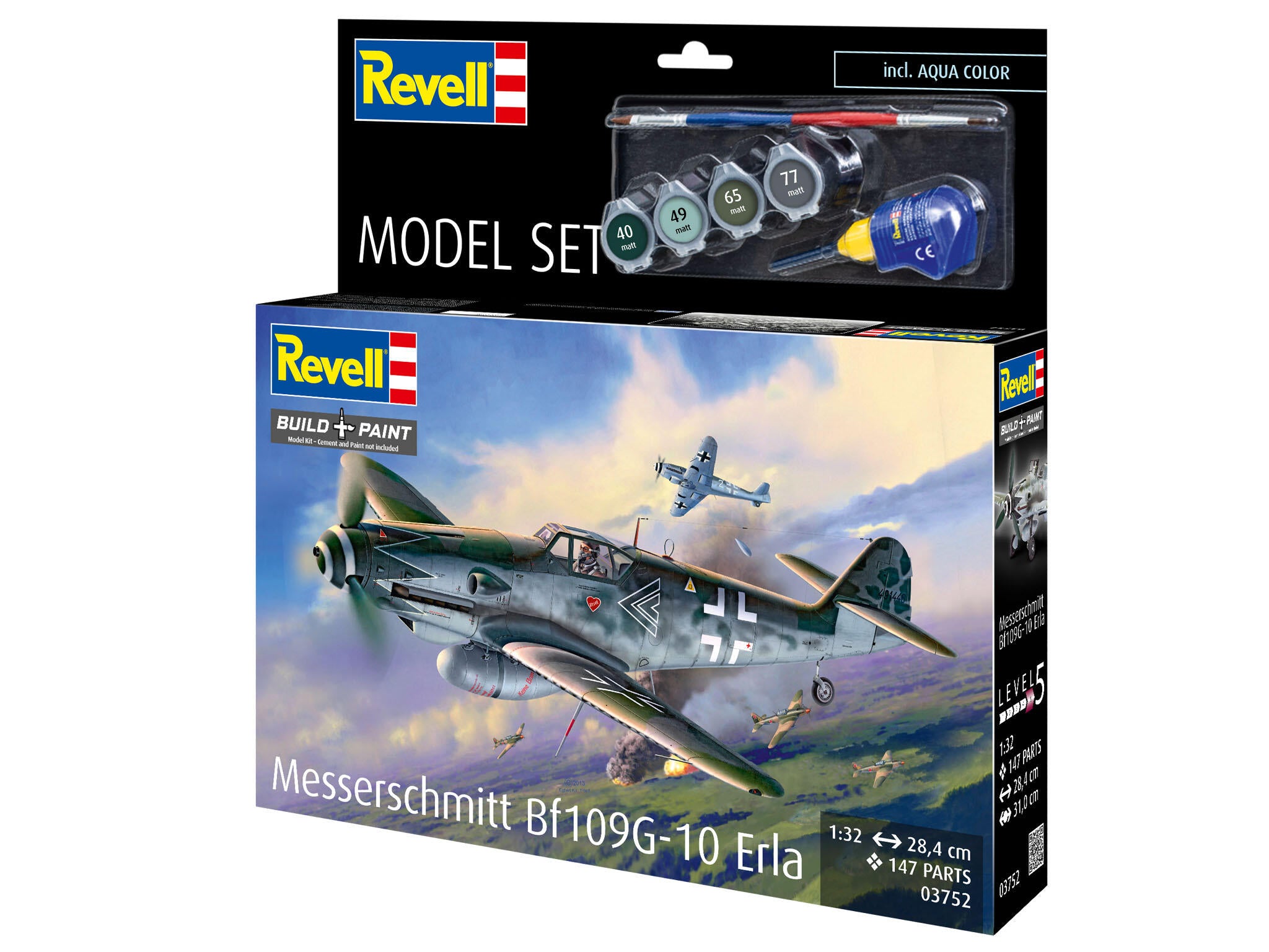 Revell Kit Model Set Messerschmitt Bf109G Scara 1:32 Rev63752