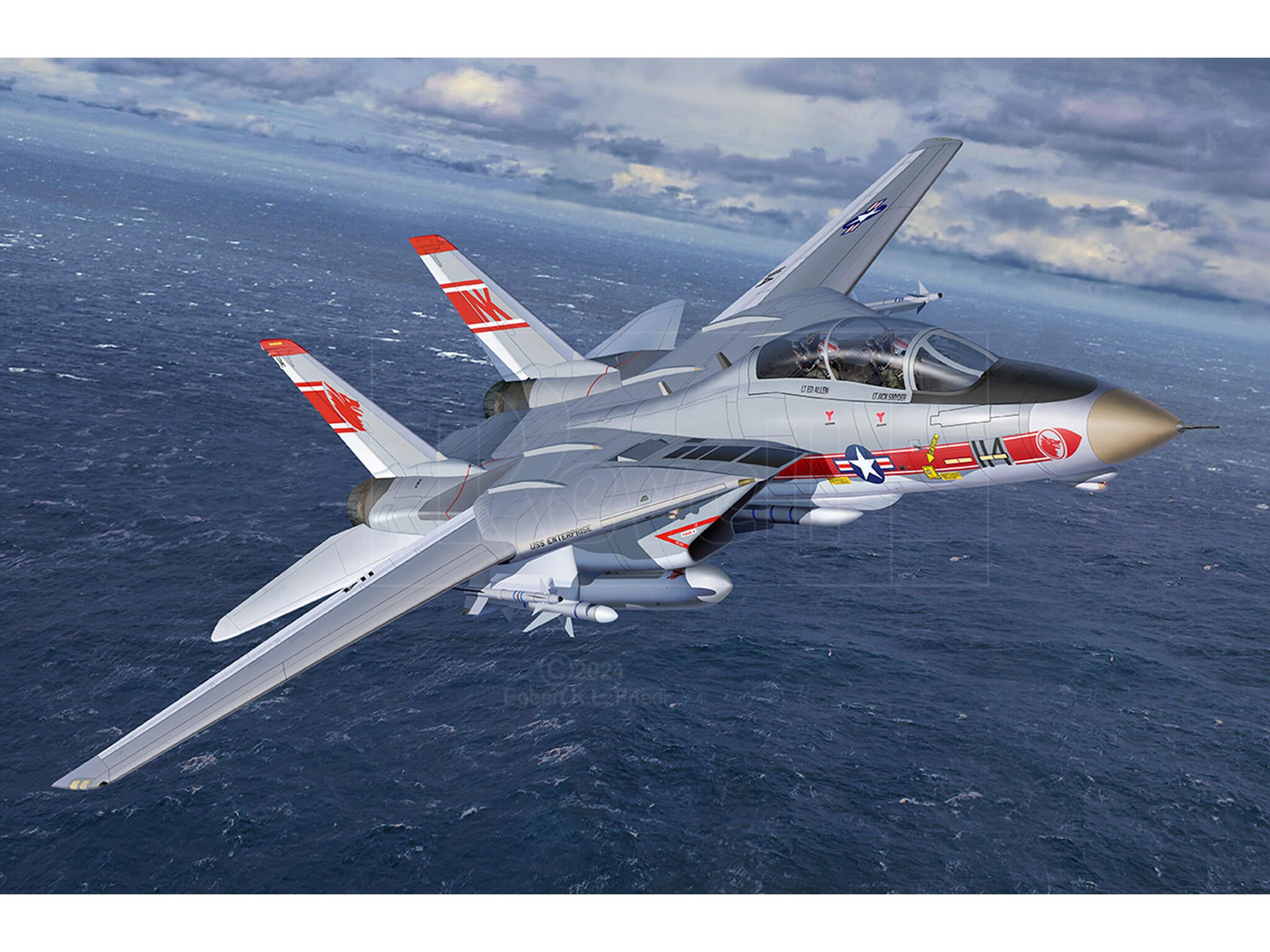 Revell Avion  Model Set Grumman F-14A Tomcat Rev63782