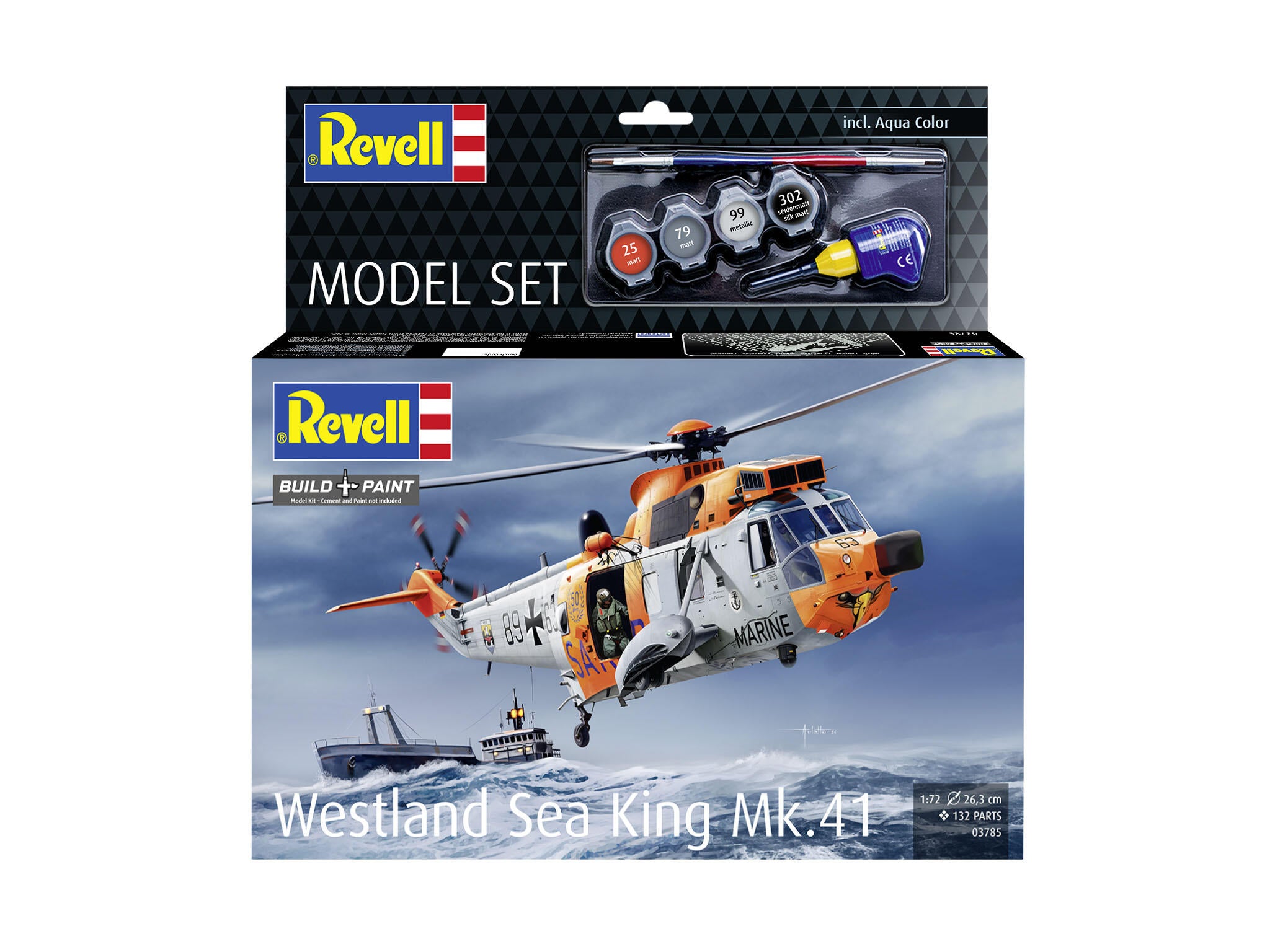 Set Macheta Revell Avion Westland Sea King Mk. 41 Scara 1:72 Rev63785