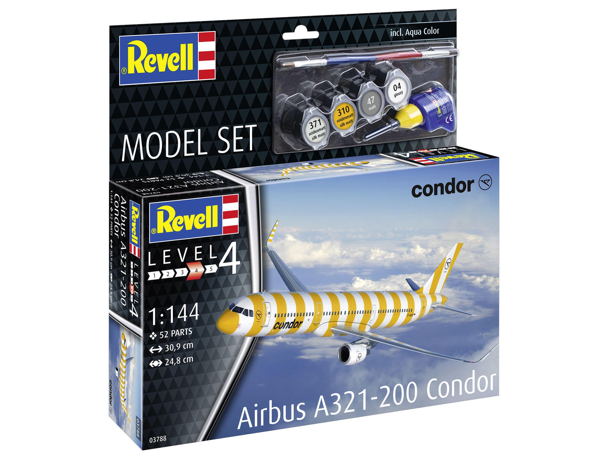 Revell Kit Airbus A321-200 Condor Scara 1:144 Rev63788
