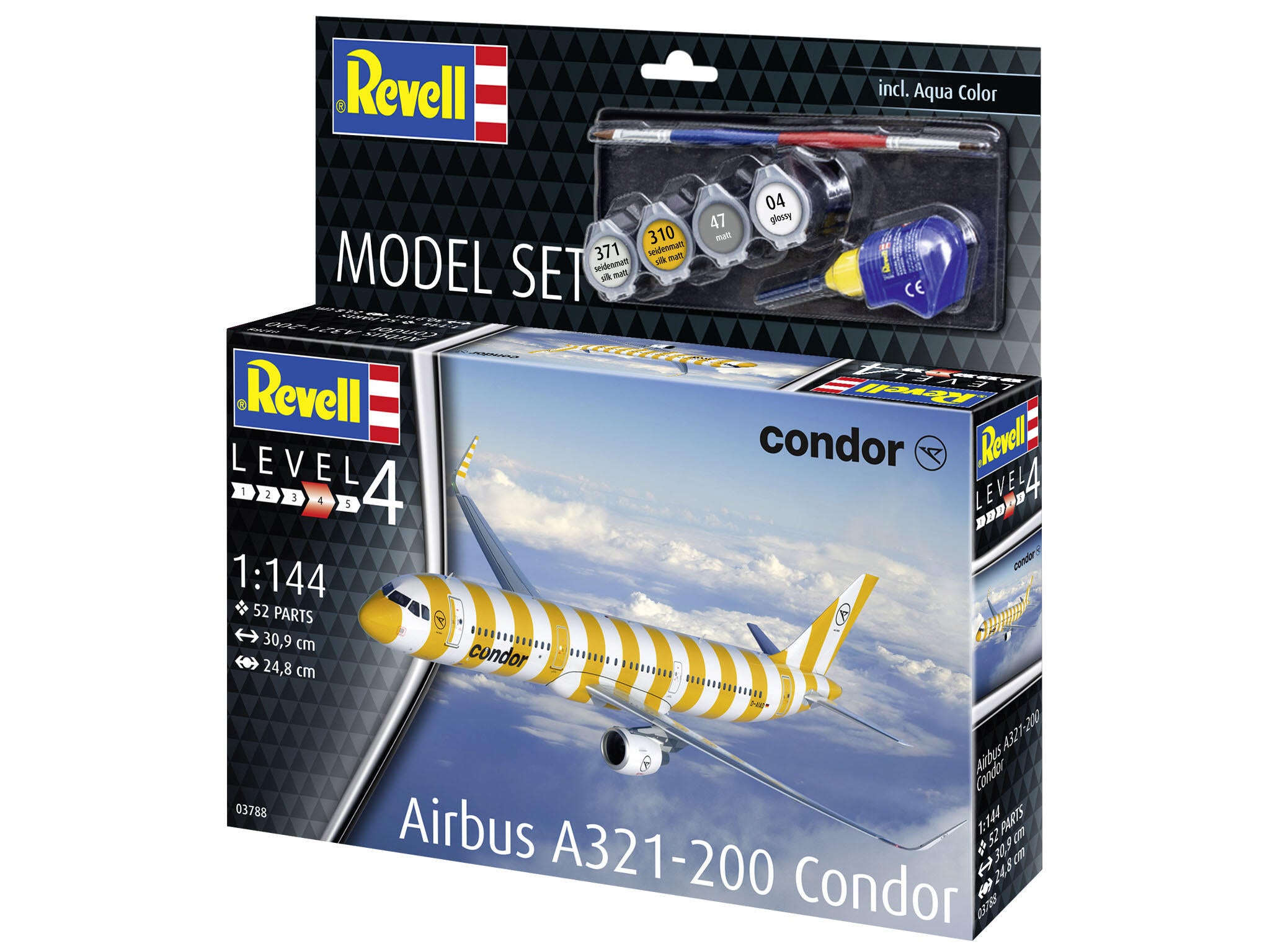 Revell Kit Airbus A321-200 Condor Scara 1:144 Rev63788