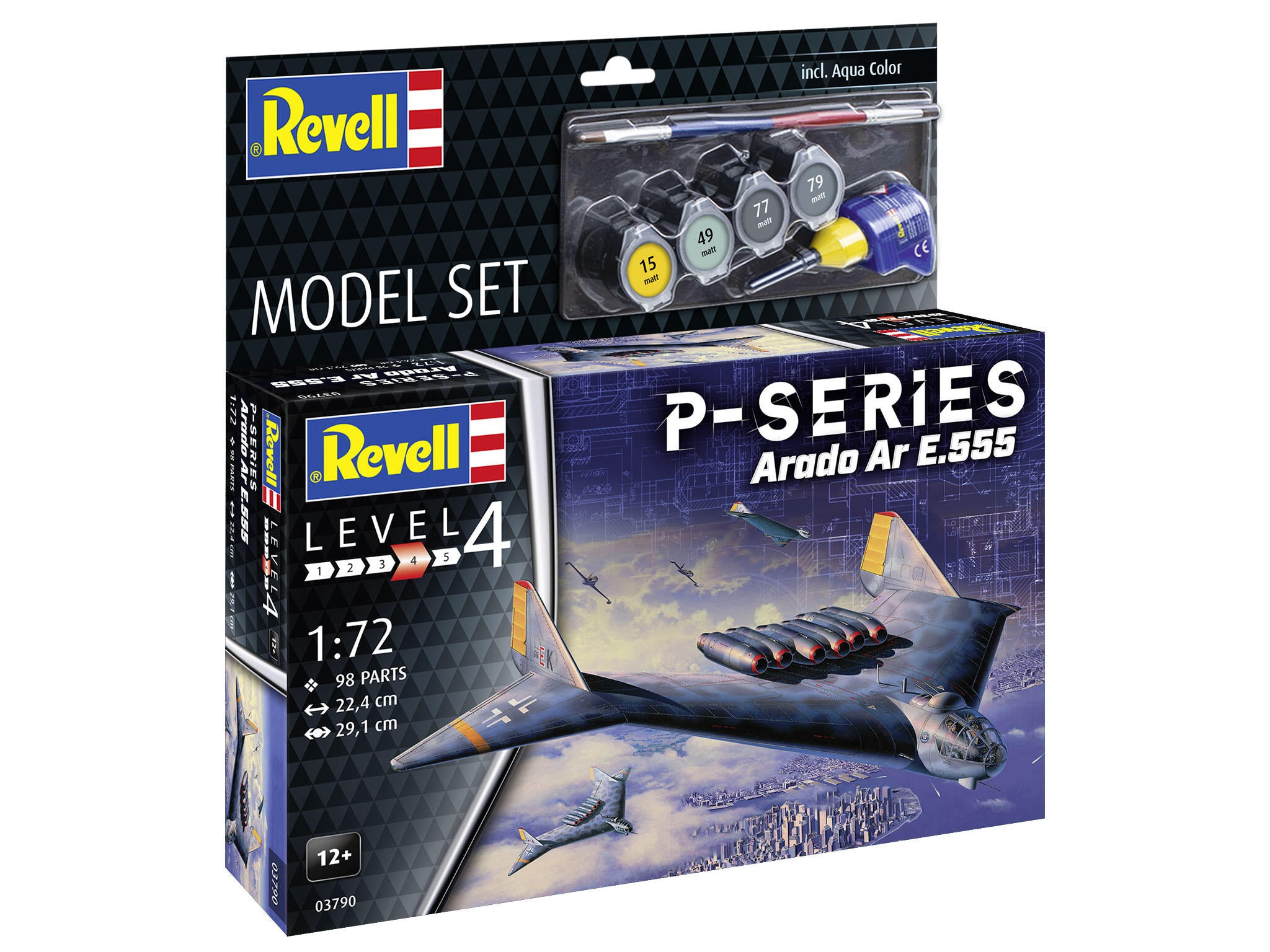Revell Avion  Model Set Arado Ar E.555 - P-Series Rev63790