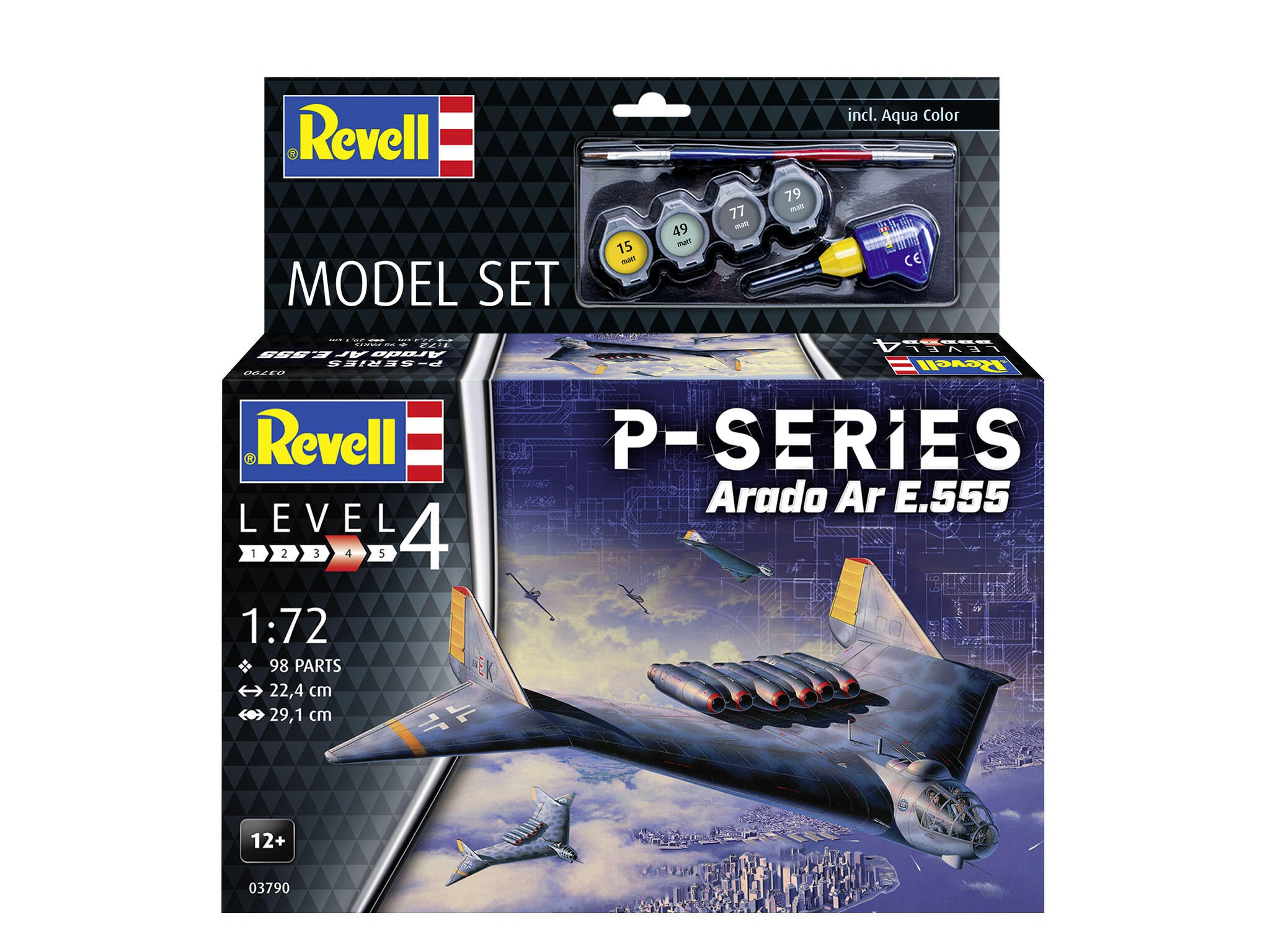 Revell Avion  Model Set Arado Ar E.555 - P-Series Rev63790