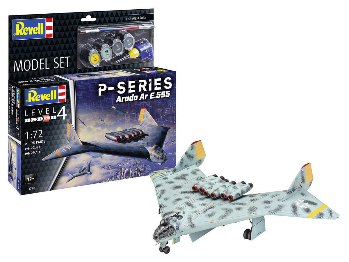 Revell Avion  Model Set Arado Ar E.555 - P-Series Rev63790