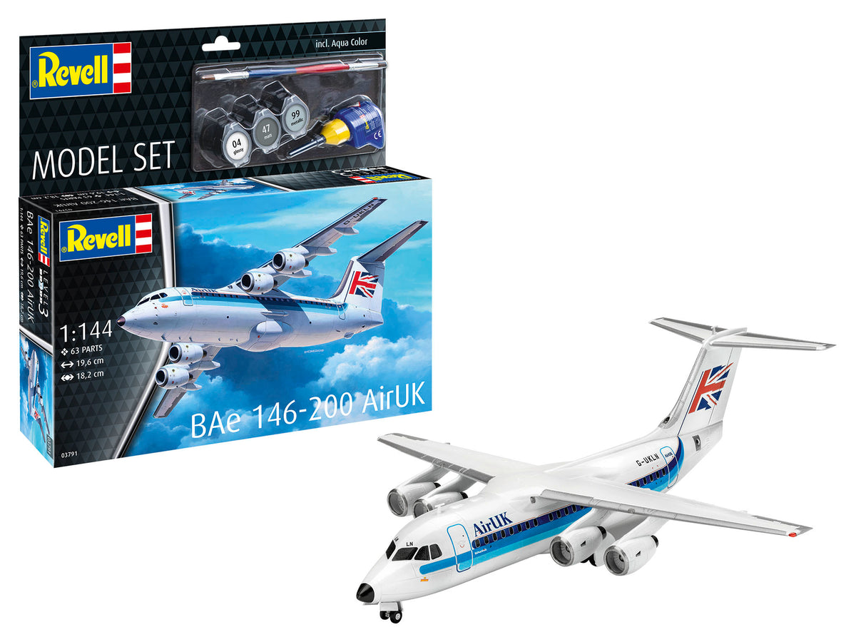 Revell 63791 BAe 146-200 (RJ85) AirUK Model Set