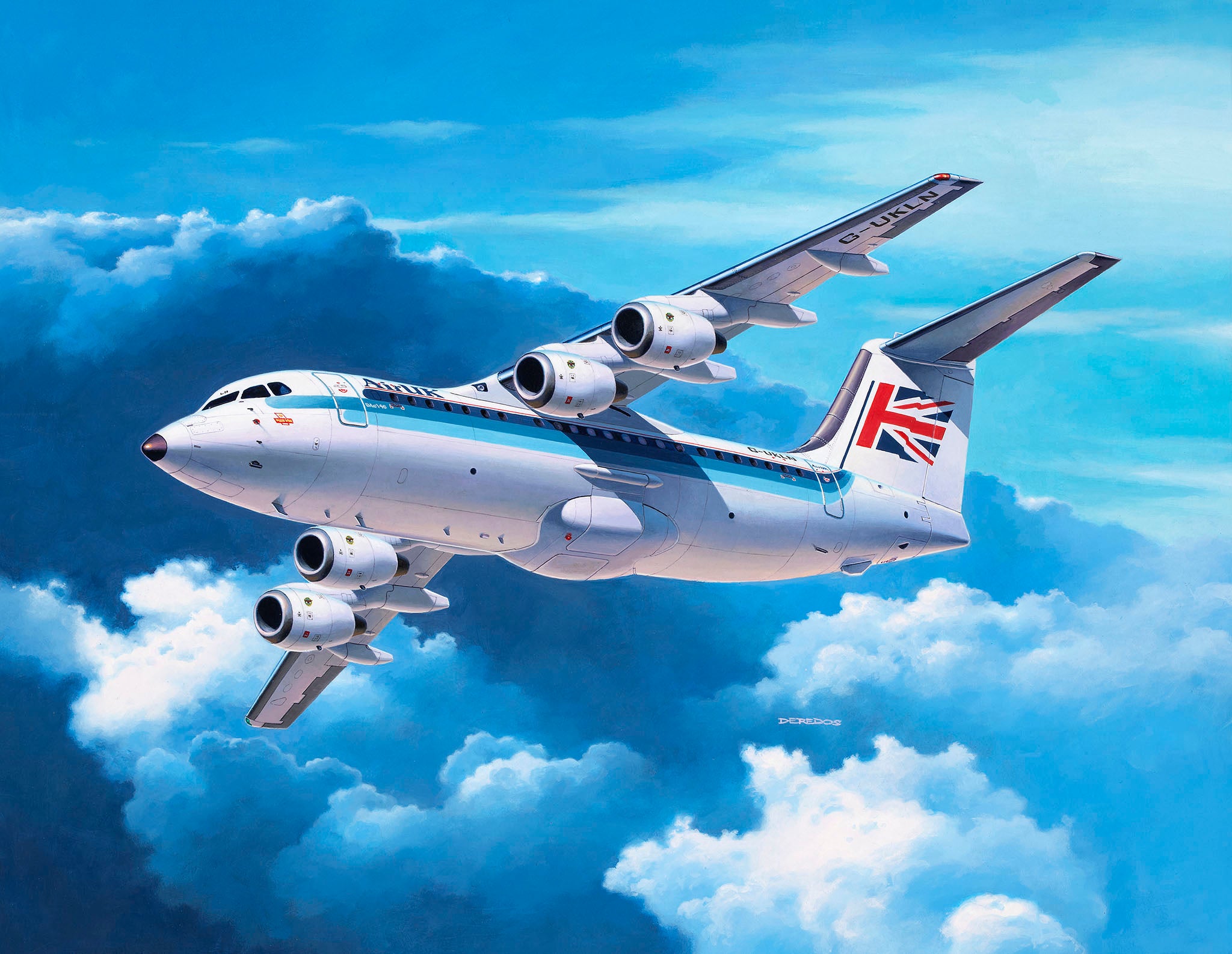 Revell 63791 BAe 146-200 (RJ85) AirUK Model Set
