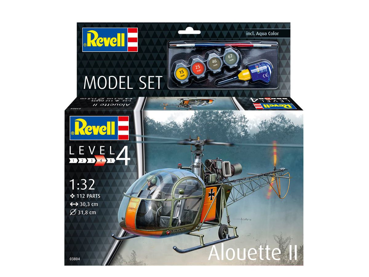 Revell  Aerospatiale Alouette II - Model Set 63804
