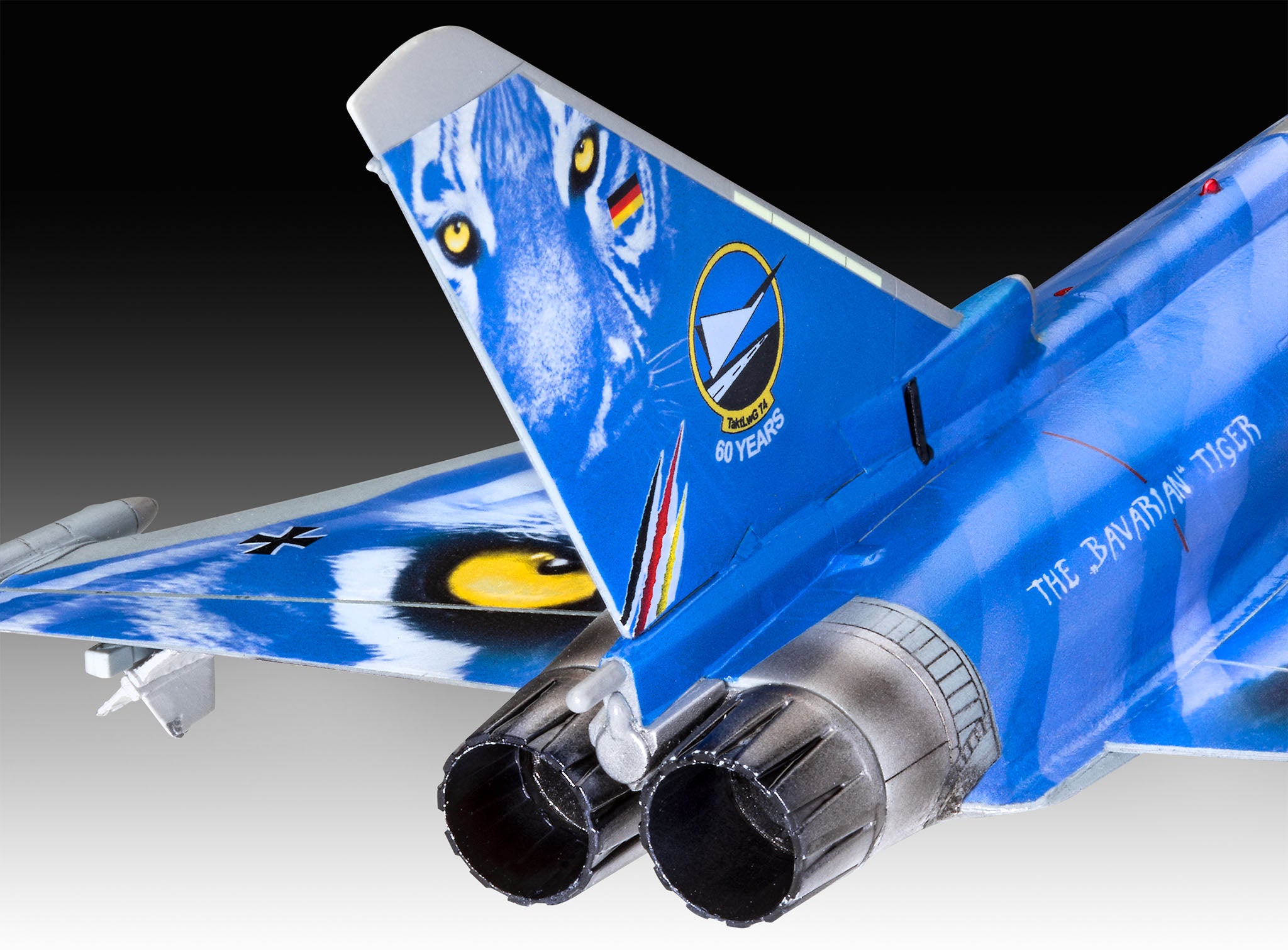 Set de construit Revell aeromodel Eurofighter Typhoon Bavarian Tiger 2021:  Revell 63818