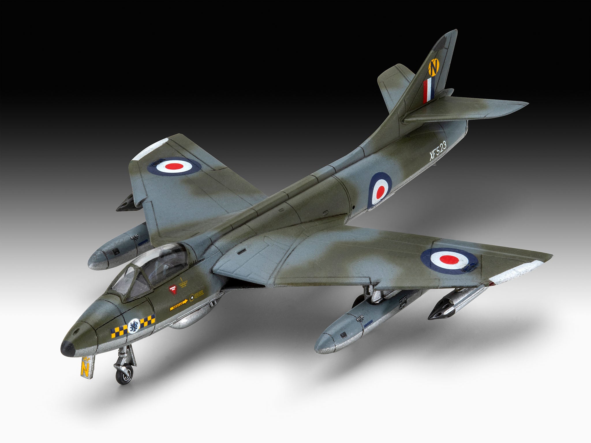 Set de construit Revell aeromodel Hawker Hunter FGA.9 63833