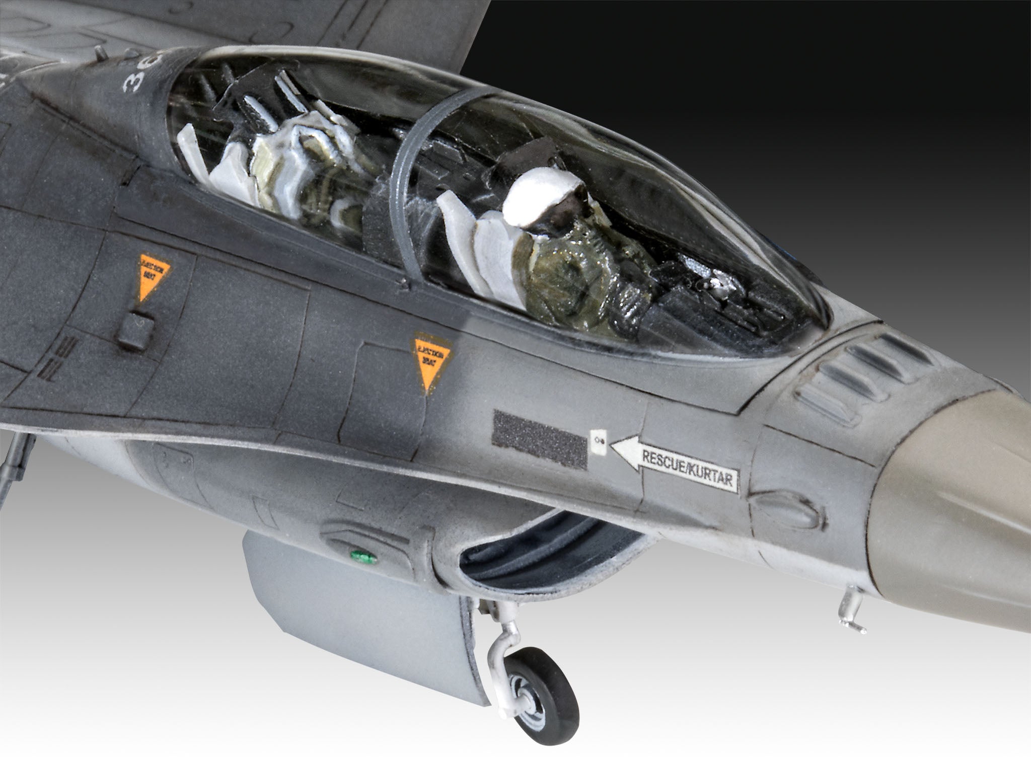 Aeromodel de construit avion Revell Model Set F-16D Fighting Falcon 63844