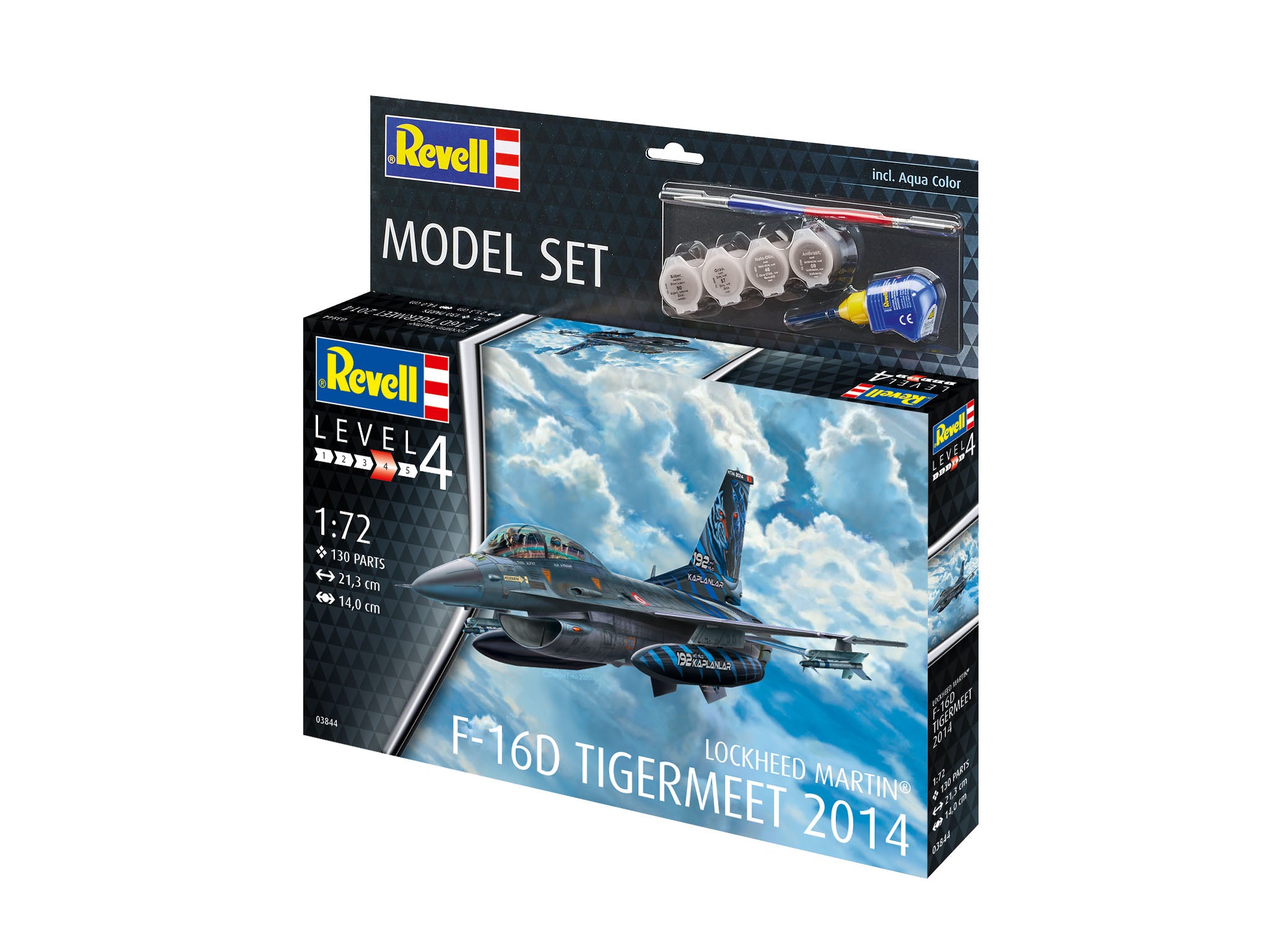 Aeromodel de construit avion Revell Model Set F-16D Fighting Falcon 63844