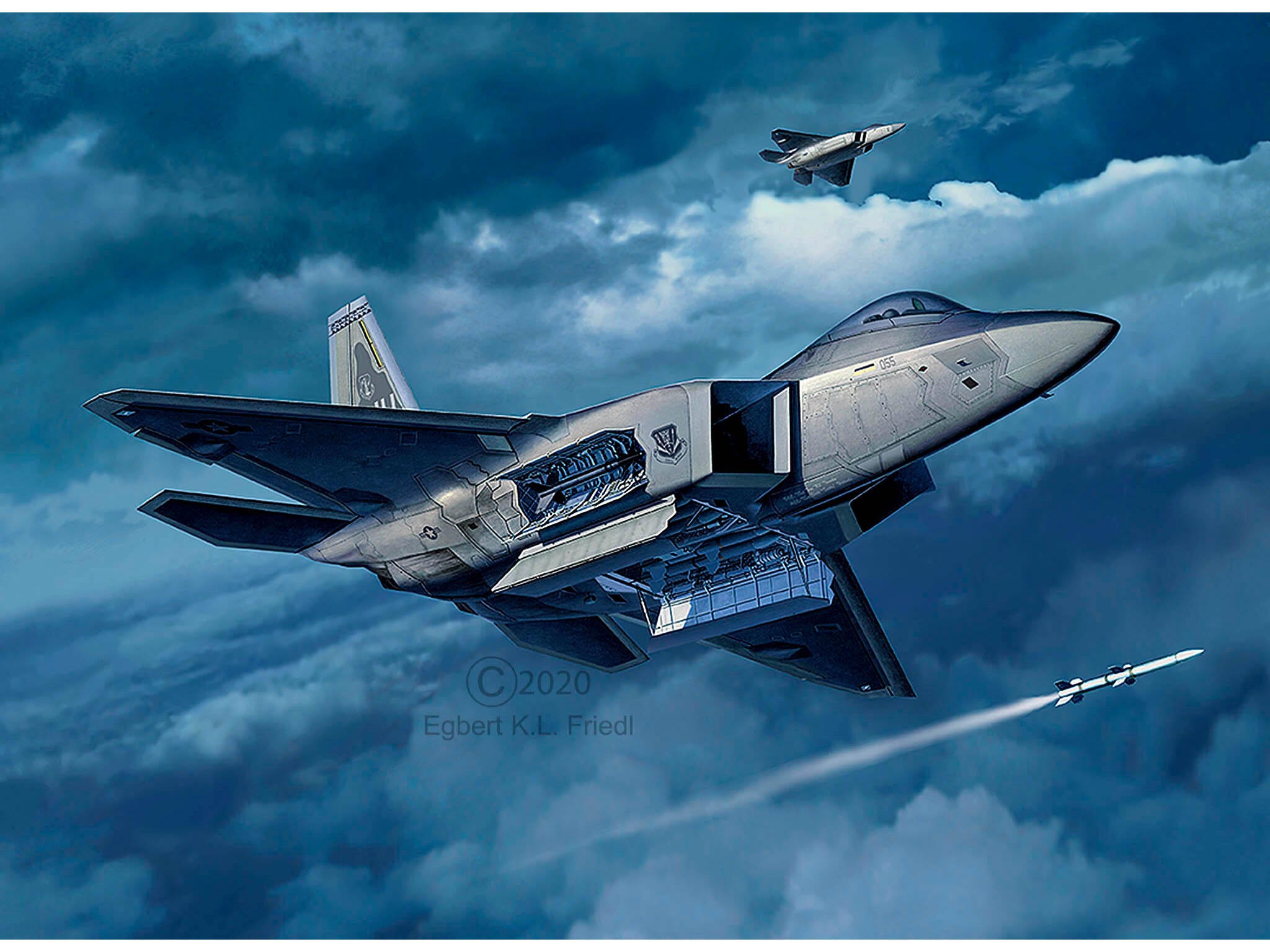 Revell Avion  Model Set Lockheed Martin F-22A Raptor Rev63858