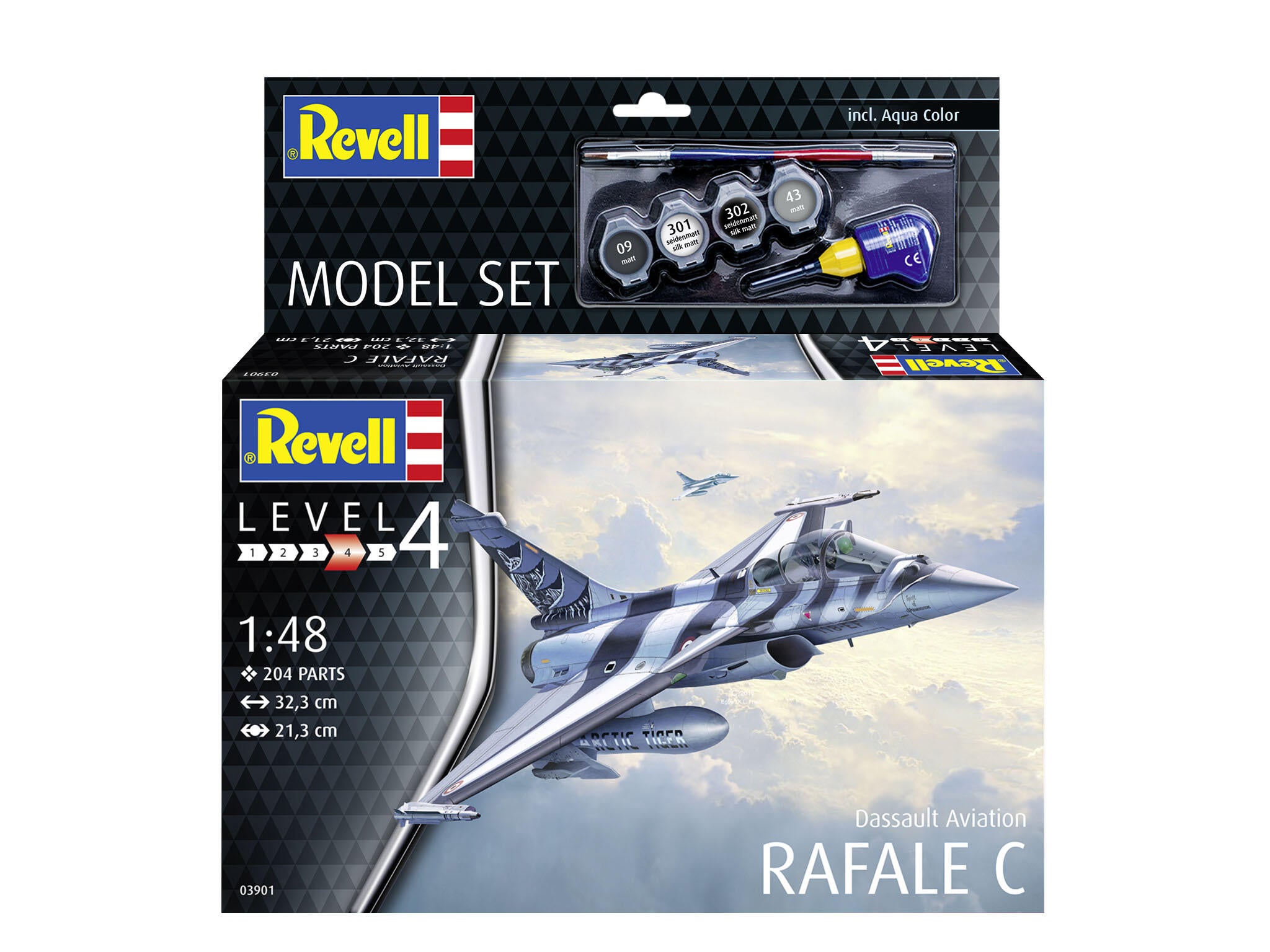 Revell Avion Modell Set Rafale C Rev63901