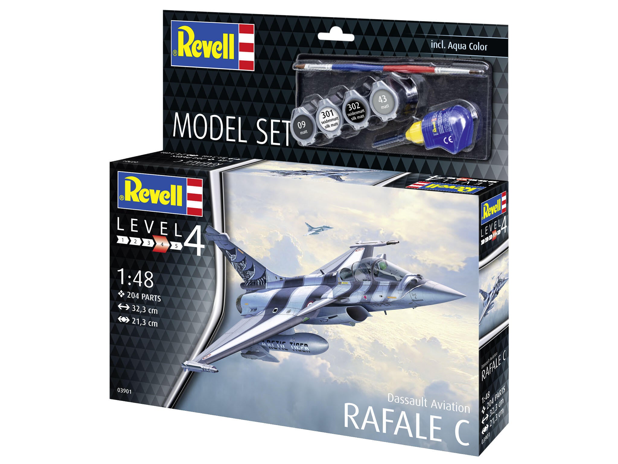 Revell Avion Modell Set Rafale C Rev63901