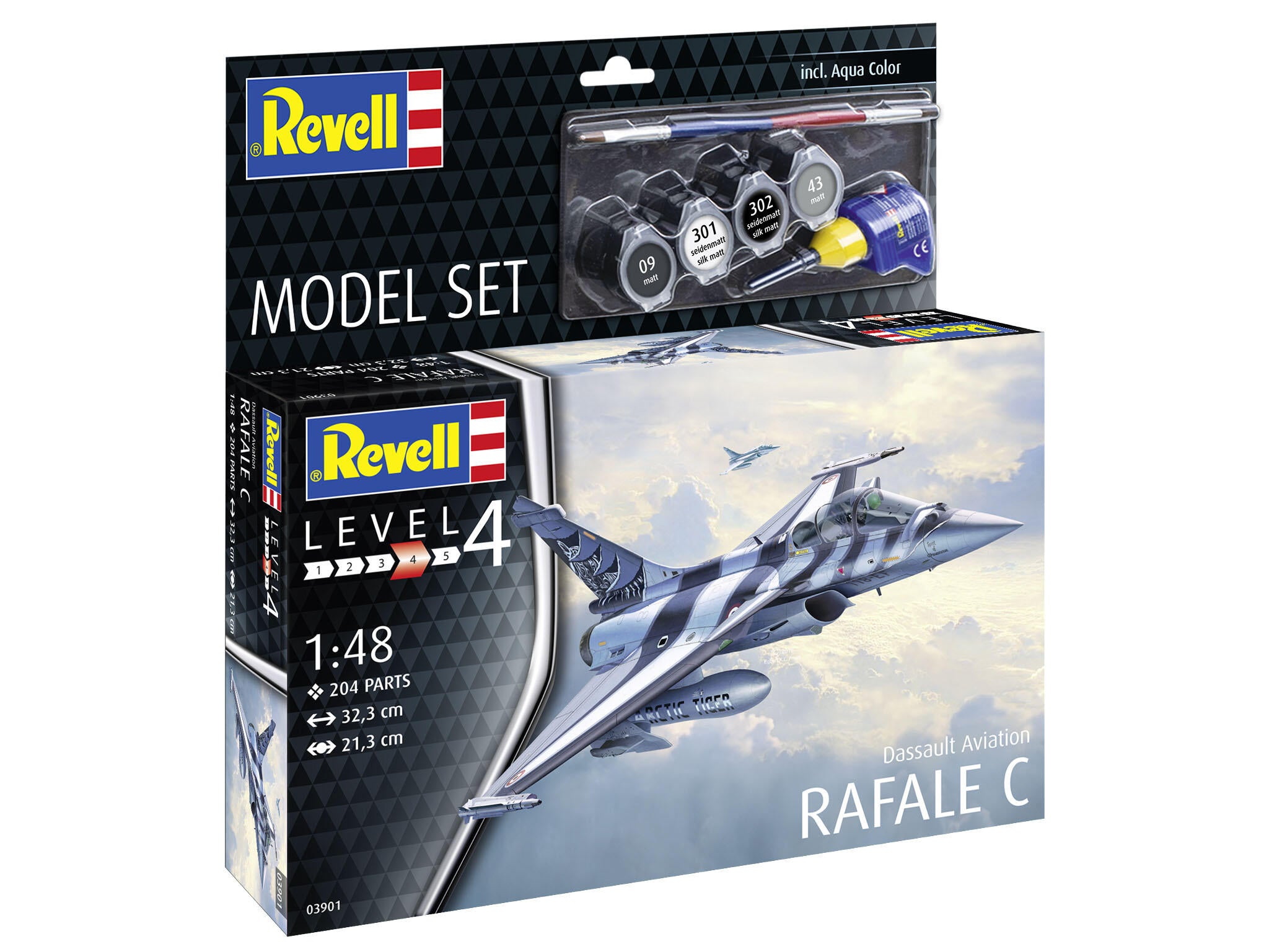 Revell Avion Modell Set Rafale C Rev63901