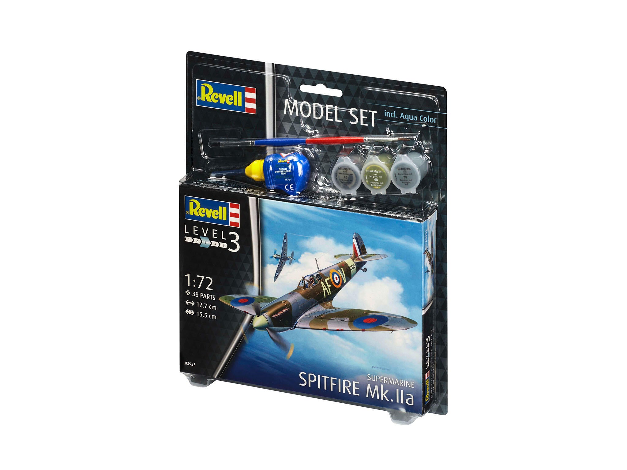 Set Macheta Revell Avion  Spitfire Mk.Iia Scara 1:72 Rev63953