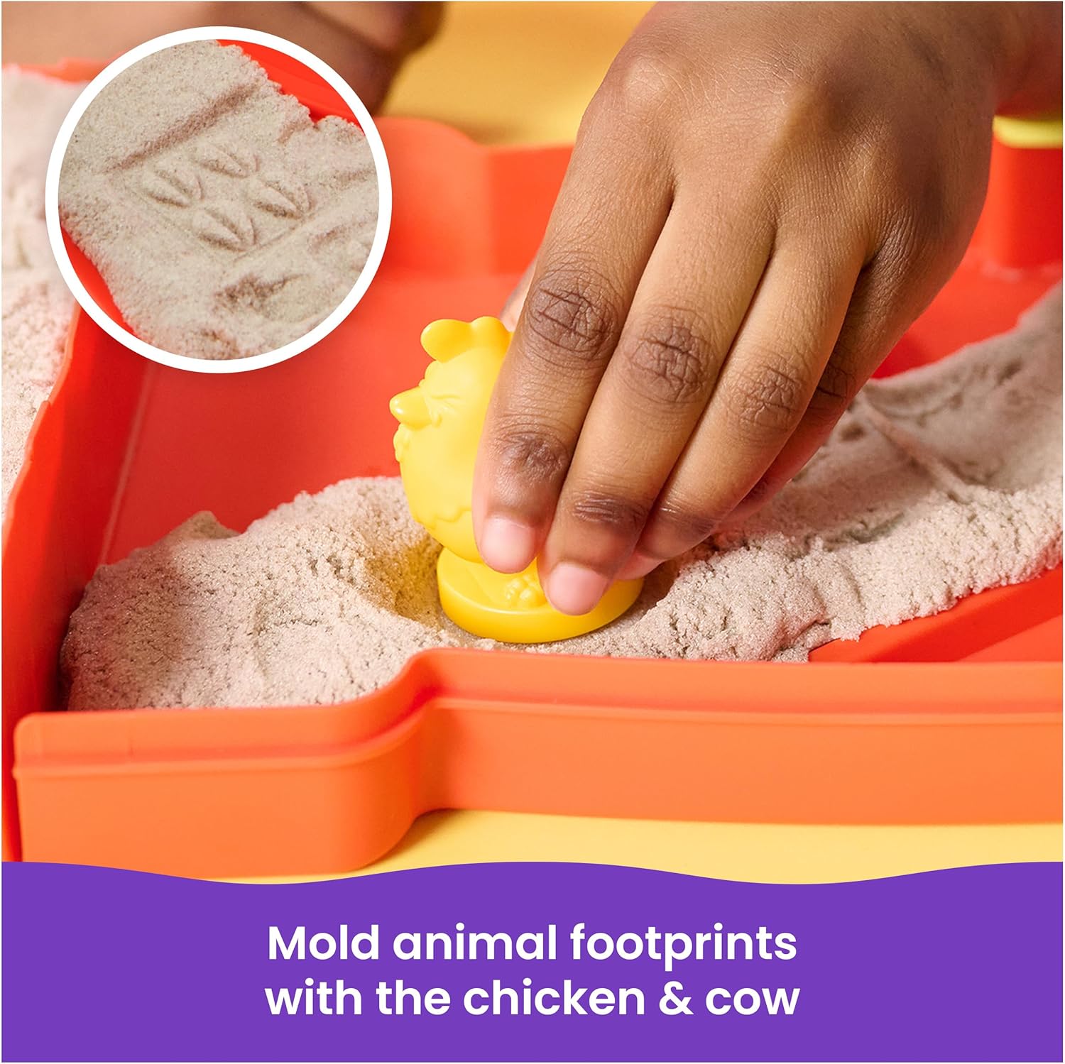 Kinetic Sand Set De Joaca Ferma De Animale Spm6072781