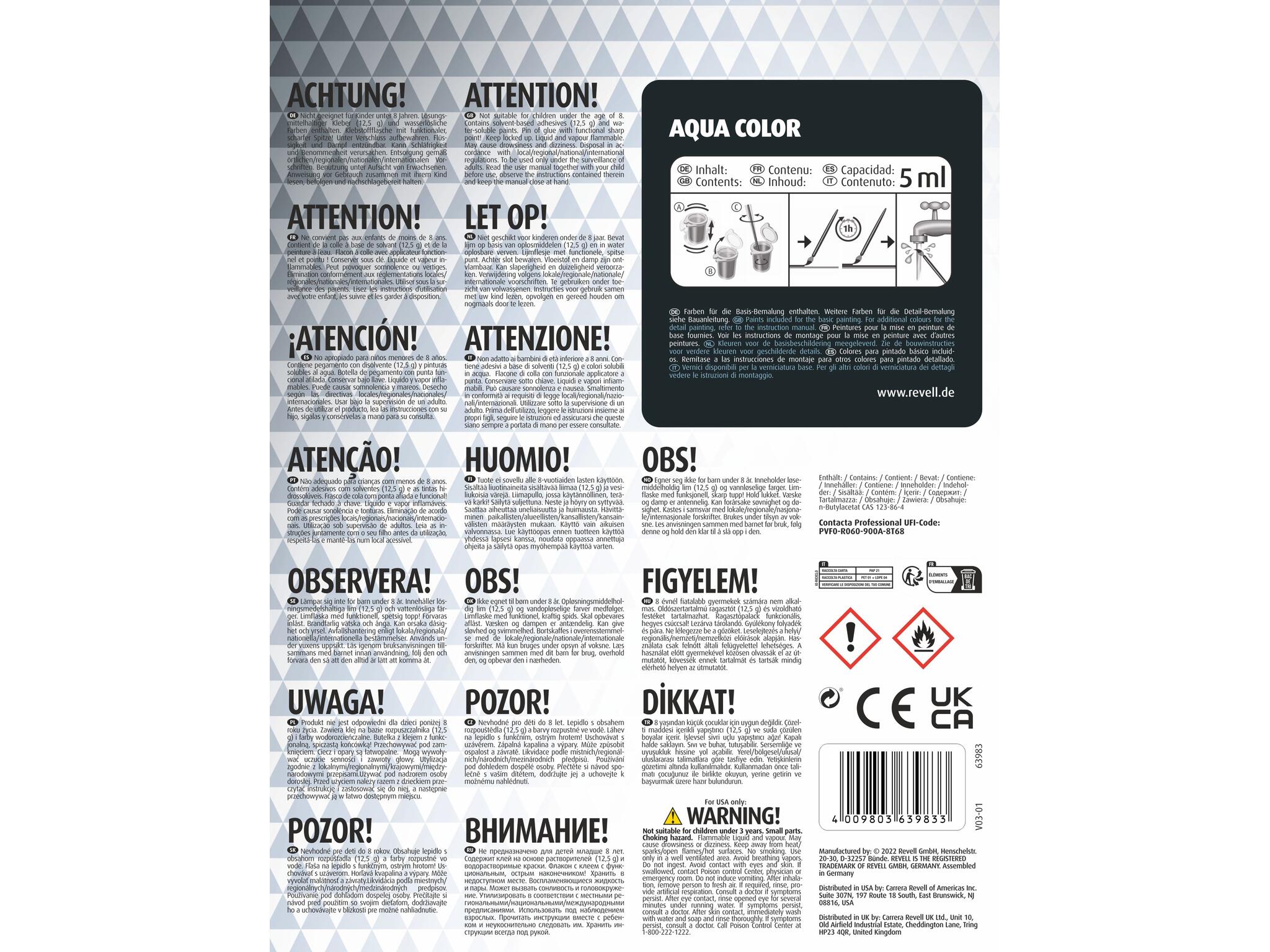 Revell Avion Model Set Vought F4U-1D Corsair Rev63983