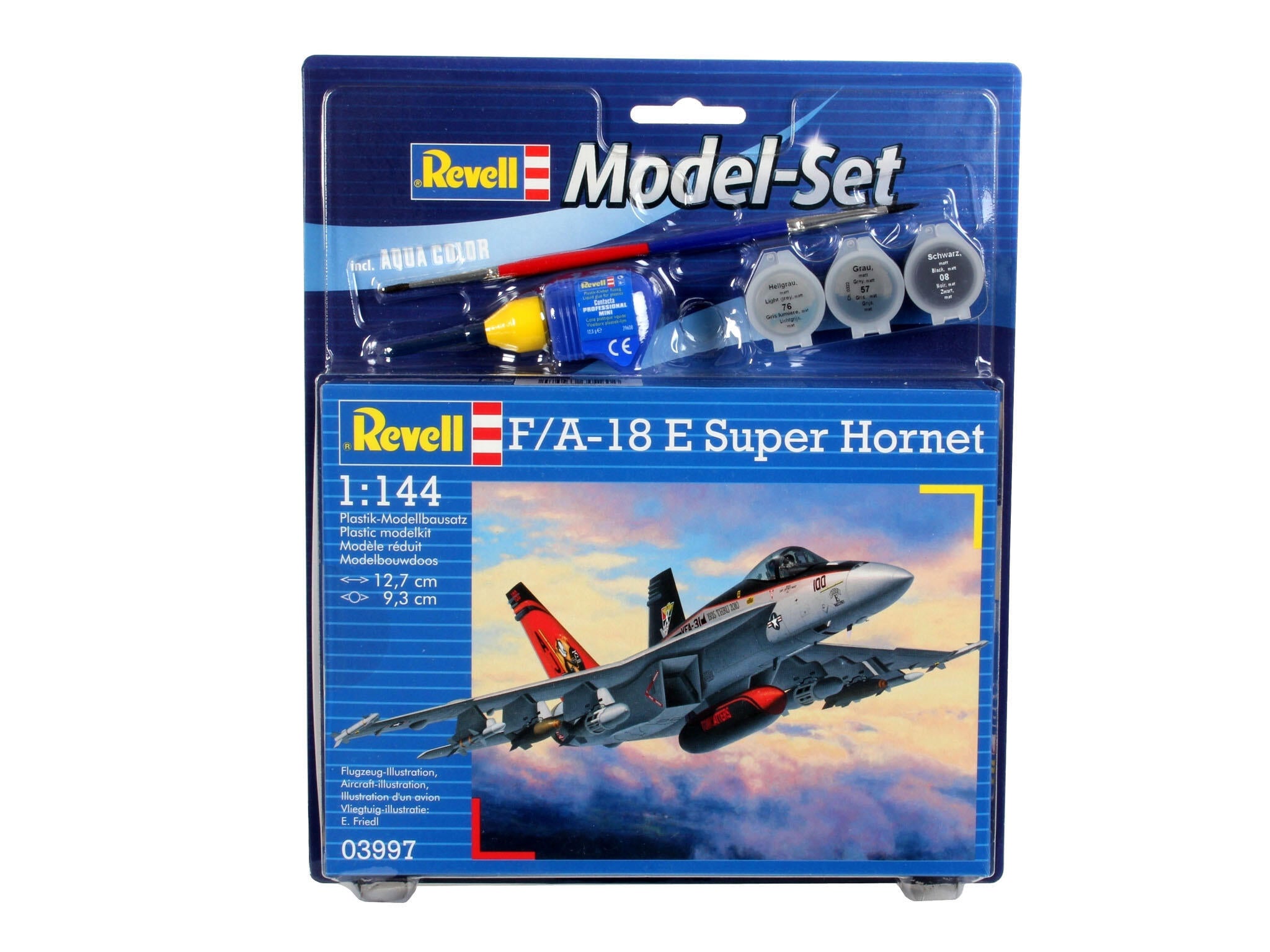 Set Macheta Revell Avion  F/A-18E Super Hornet Scara 1:144  Rev63997