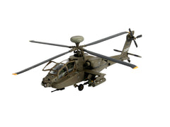 Aeromodele de construit Revell, Model Set Elicopter AH 64D Longbow Apache, 79 piese  64046