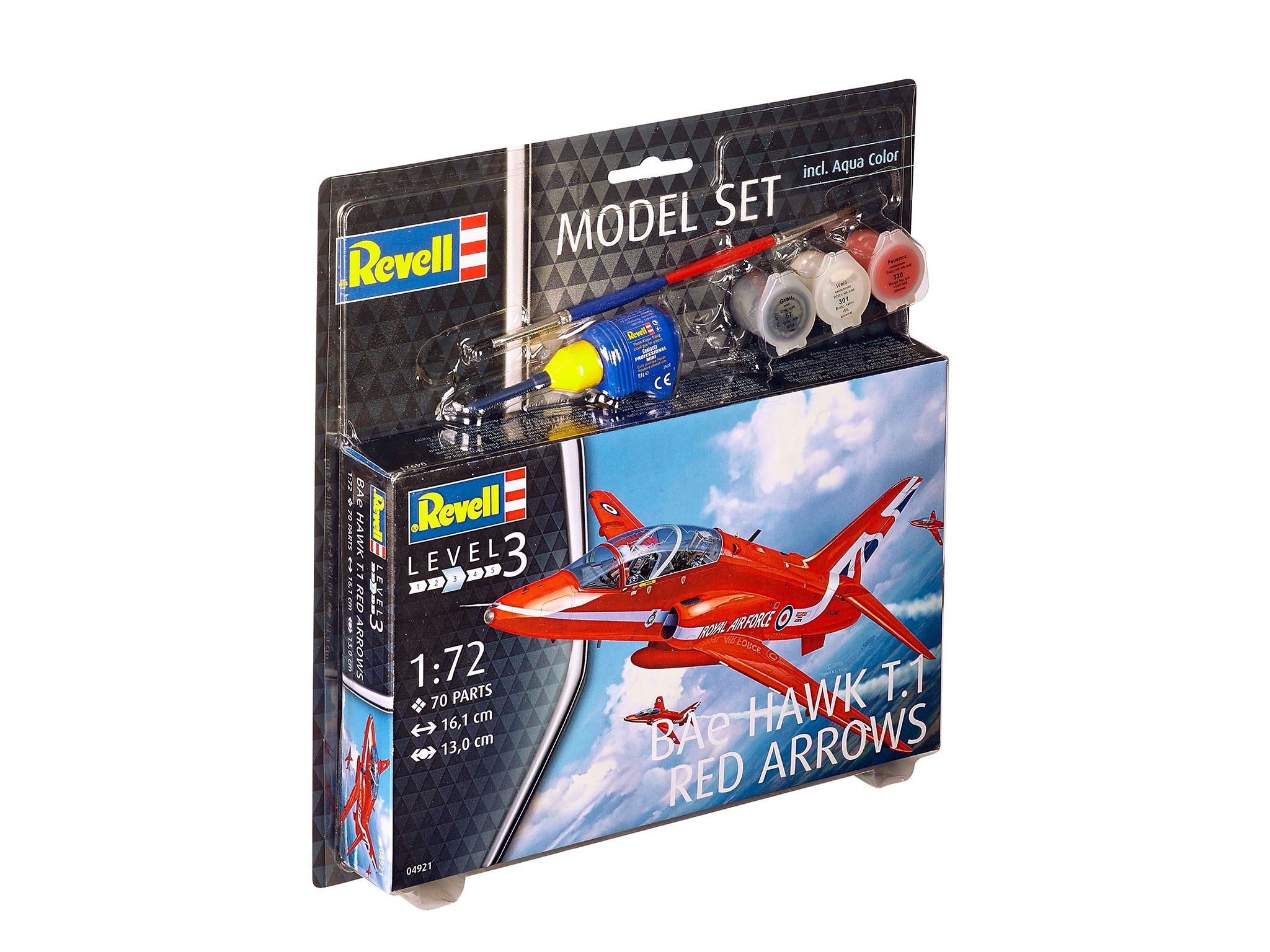 Aeromodel de construit Revell model set BAe Hawk T1 Red Arrows 70 piese  64921