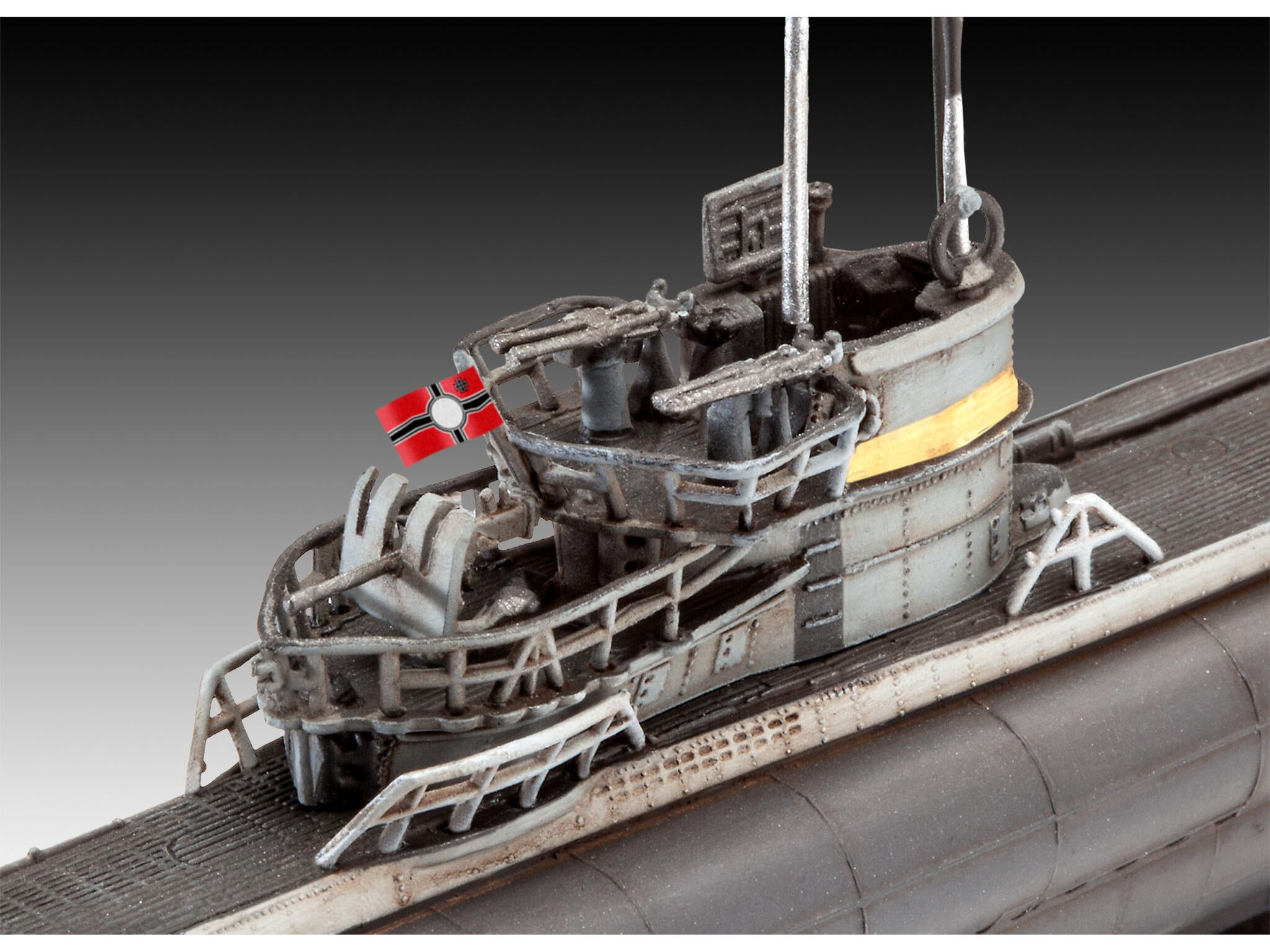 Revell Kit German Submarin Type Vii Scara 1:350 Rev65154