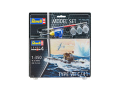 Revell Kit German Submarin Type Vii Scara 1:350 Rev65154