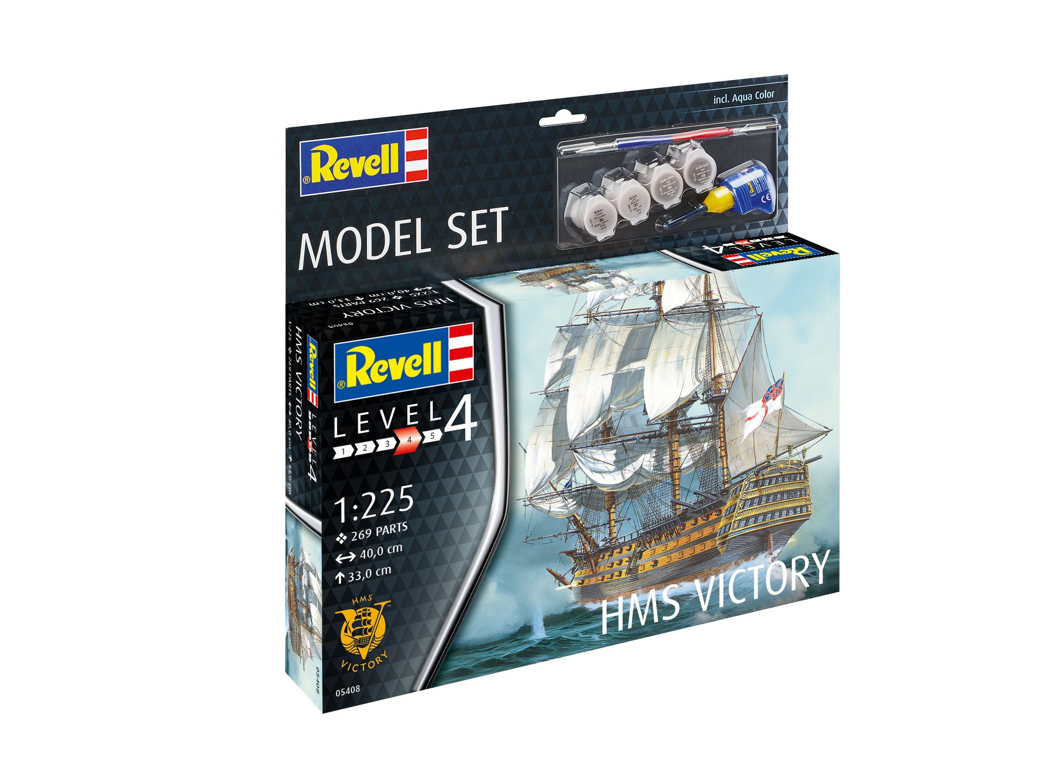 Vapor model Revell scara 1:225  H.M.S. Victory  65408