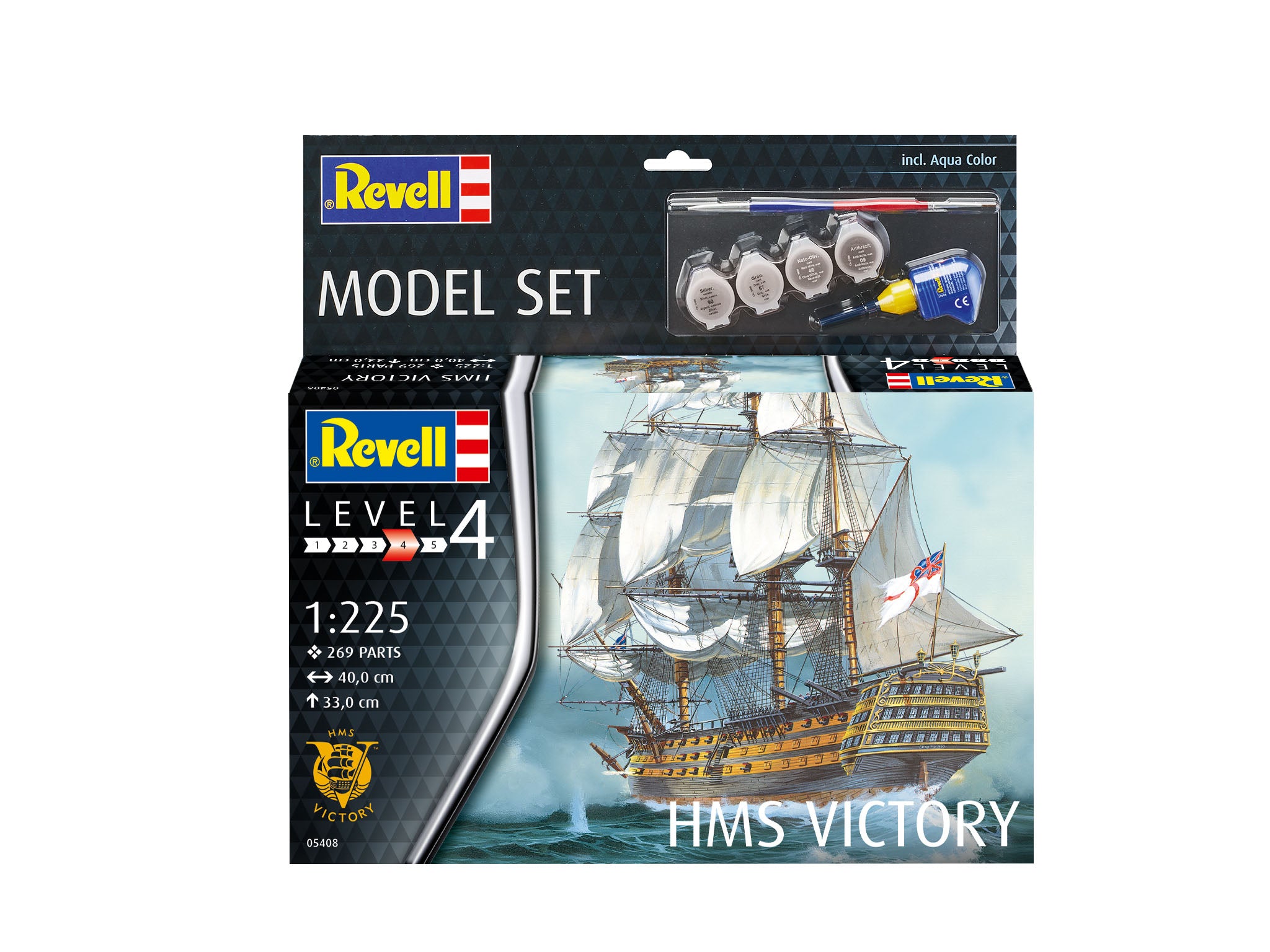 Vapor model Revell scara 1:225  H.M.S. Victory  65408