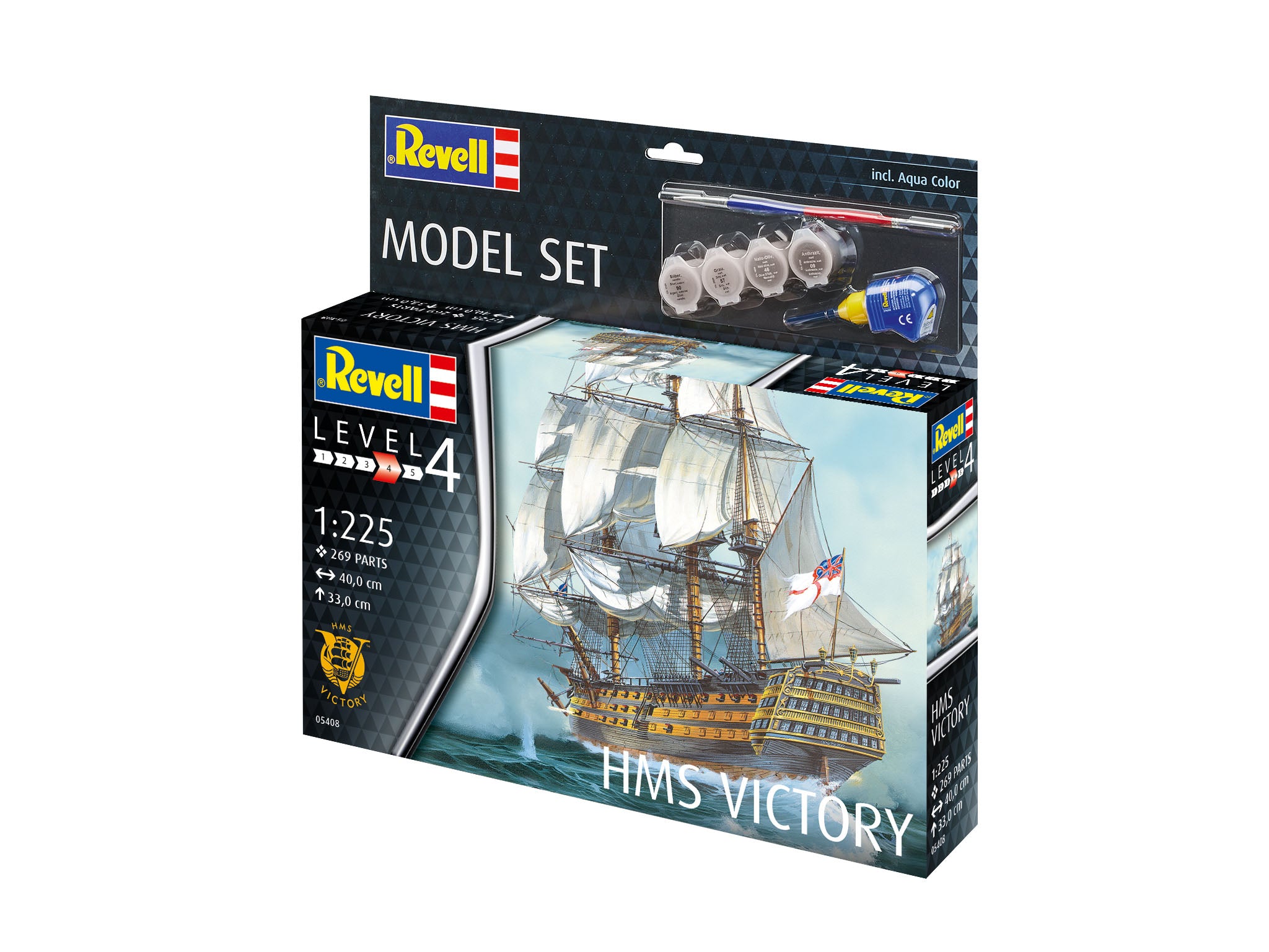Vapor model Revell scara 1:225  H.M.S. Victory  65408
