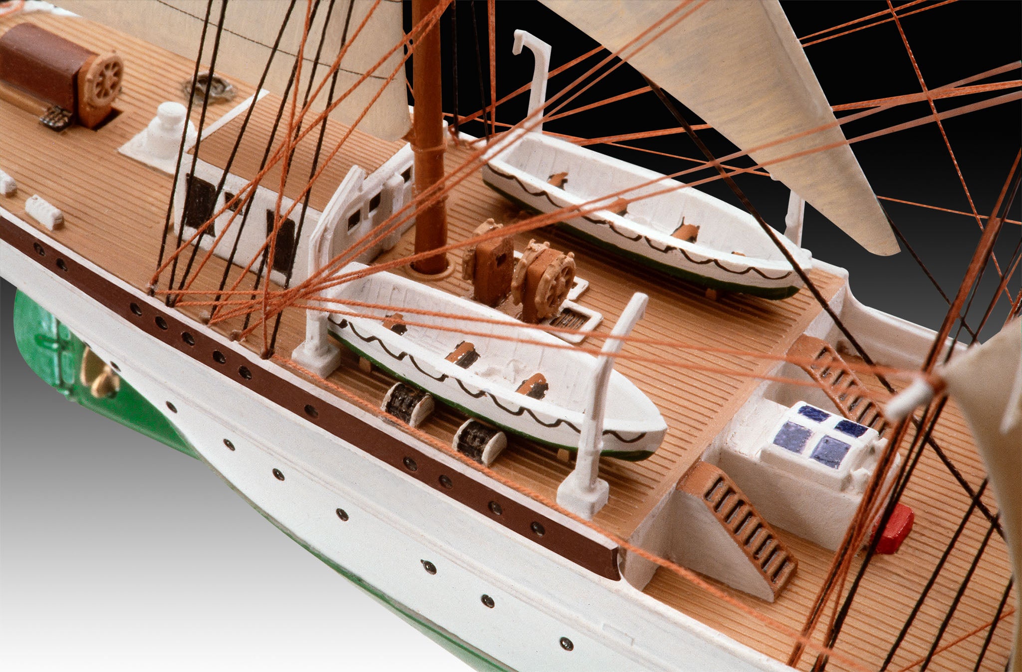 Set model de asamblare, Revell, Nava cu vele Gorch Fock, 75 piese 65432