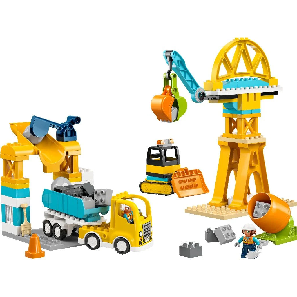 LEGO® DUPLO® Șantier Și Vehicule De Construcții 3 În 1